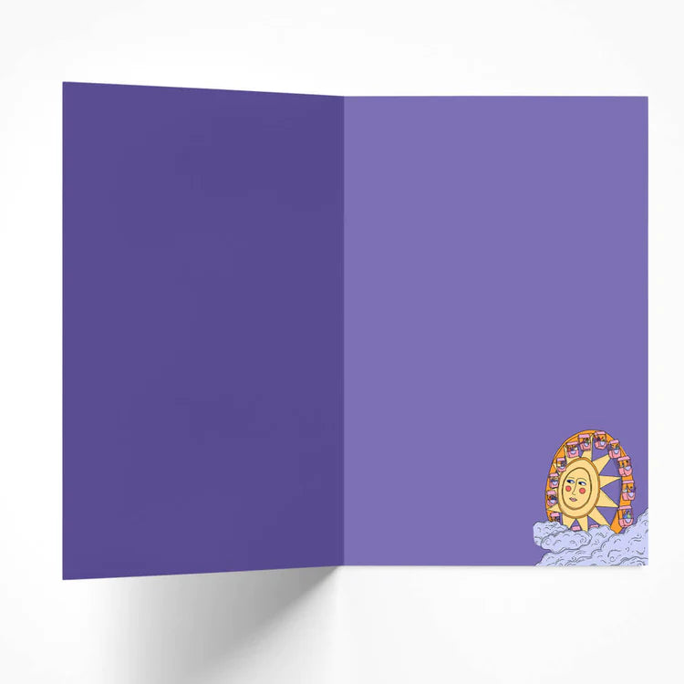 Another Ride Around the Sun Big Wheel Birthday Card