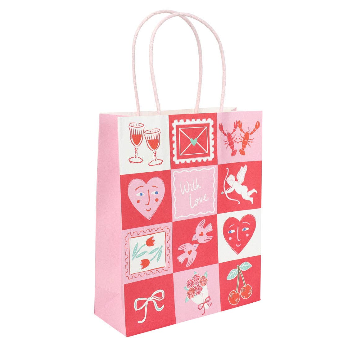 Love Icons Paper Valentine's Day Gift Bag by penny black