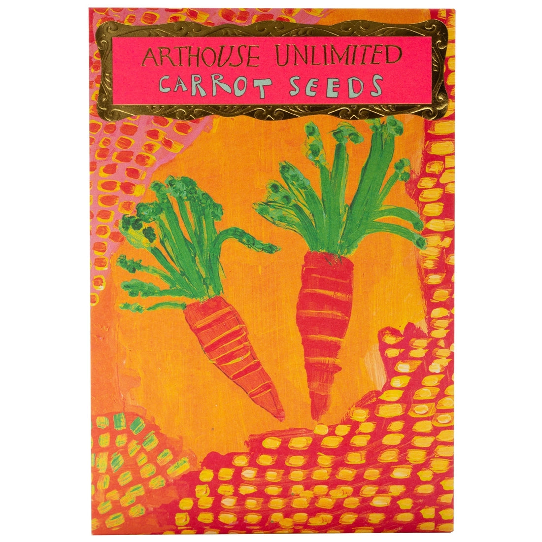 I Love Raw Carrots Seed Packet by arthouse unlimited at penny black