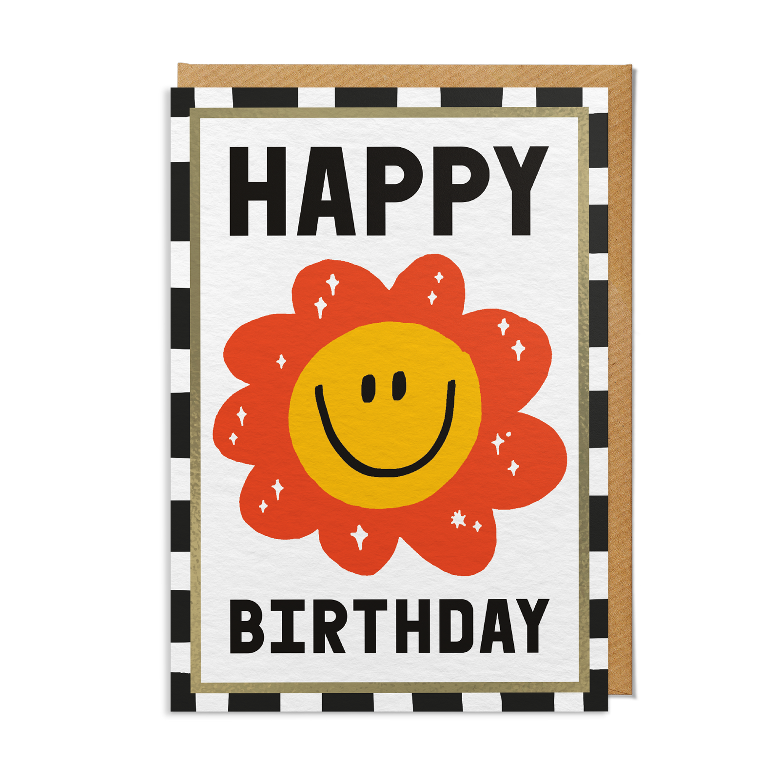 Smiling Flower Birthday Card by penny black