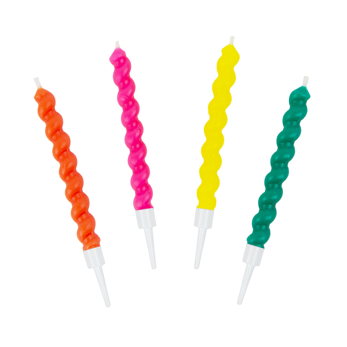Bright Twirl Birthday Candles 8 Pk from penny black