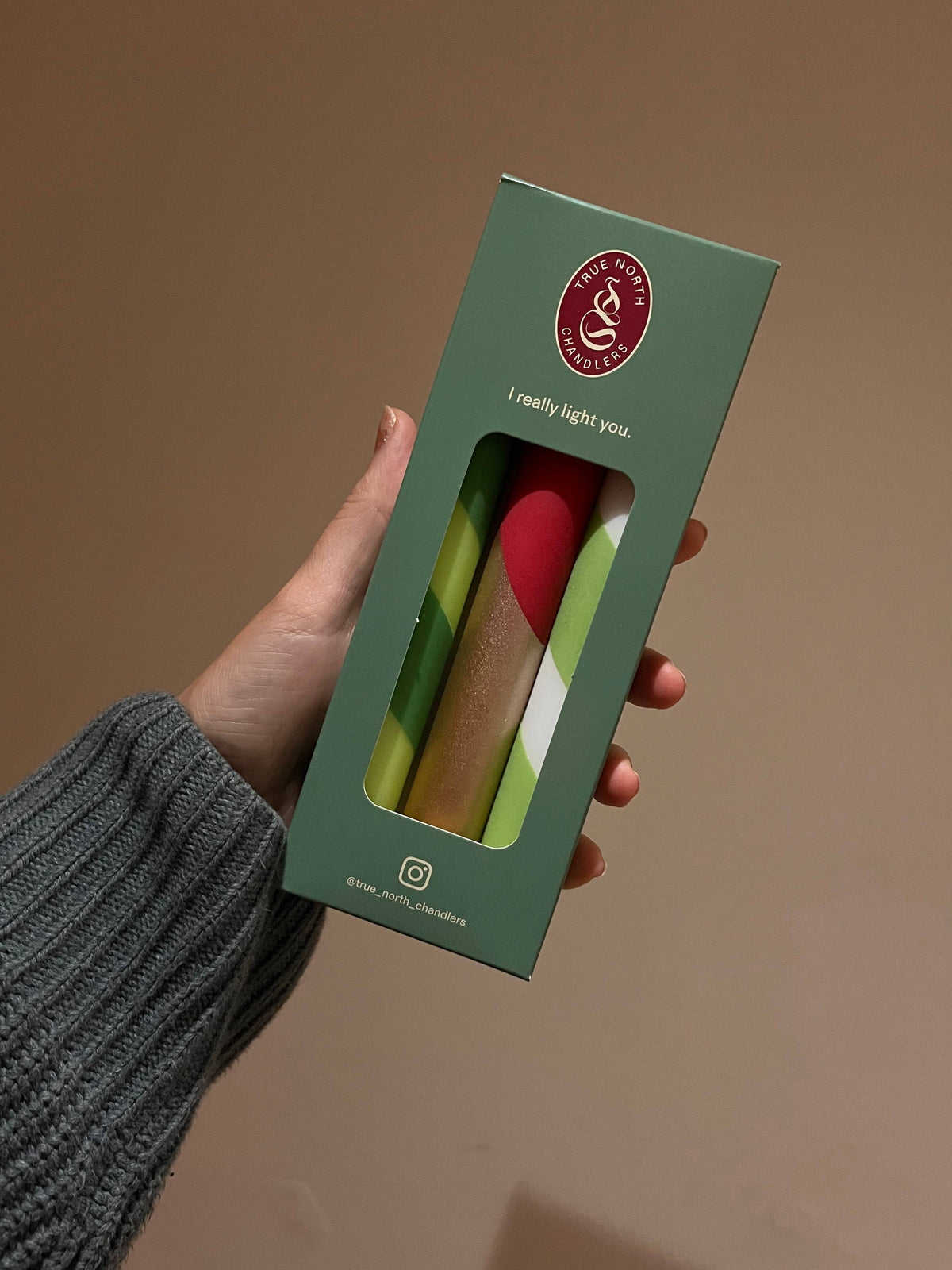 Christmas Dinner Candle Gift Set 3pk