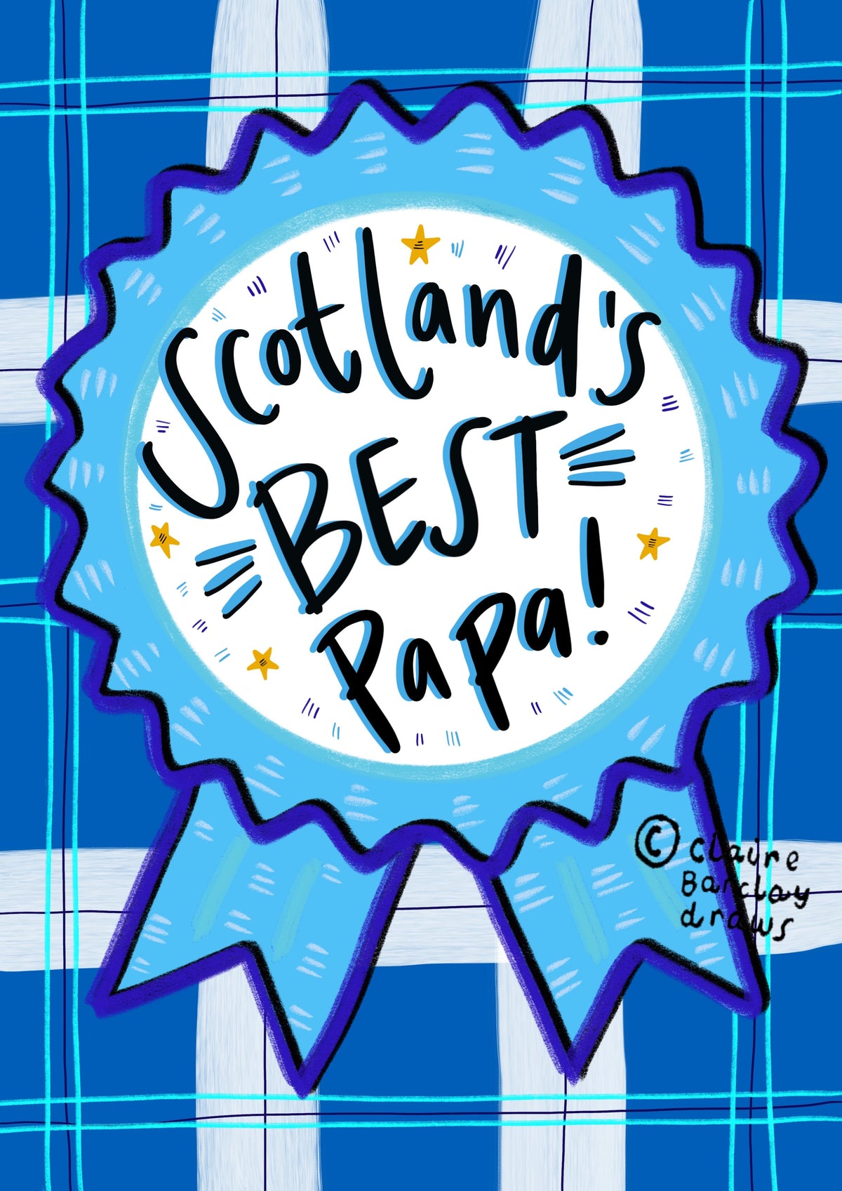 Scotland&#39;s Best Papa Father&#39;s Day Card by penny black