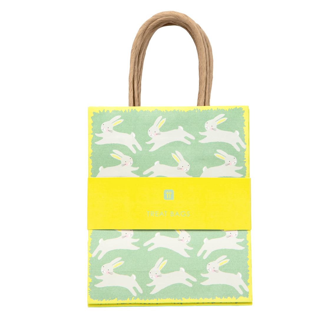 Spring Bunny Treat Bags - 8 Pack in packaging