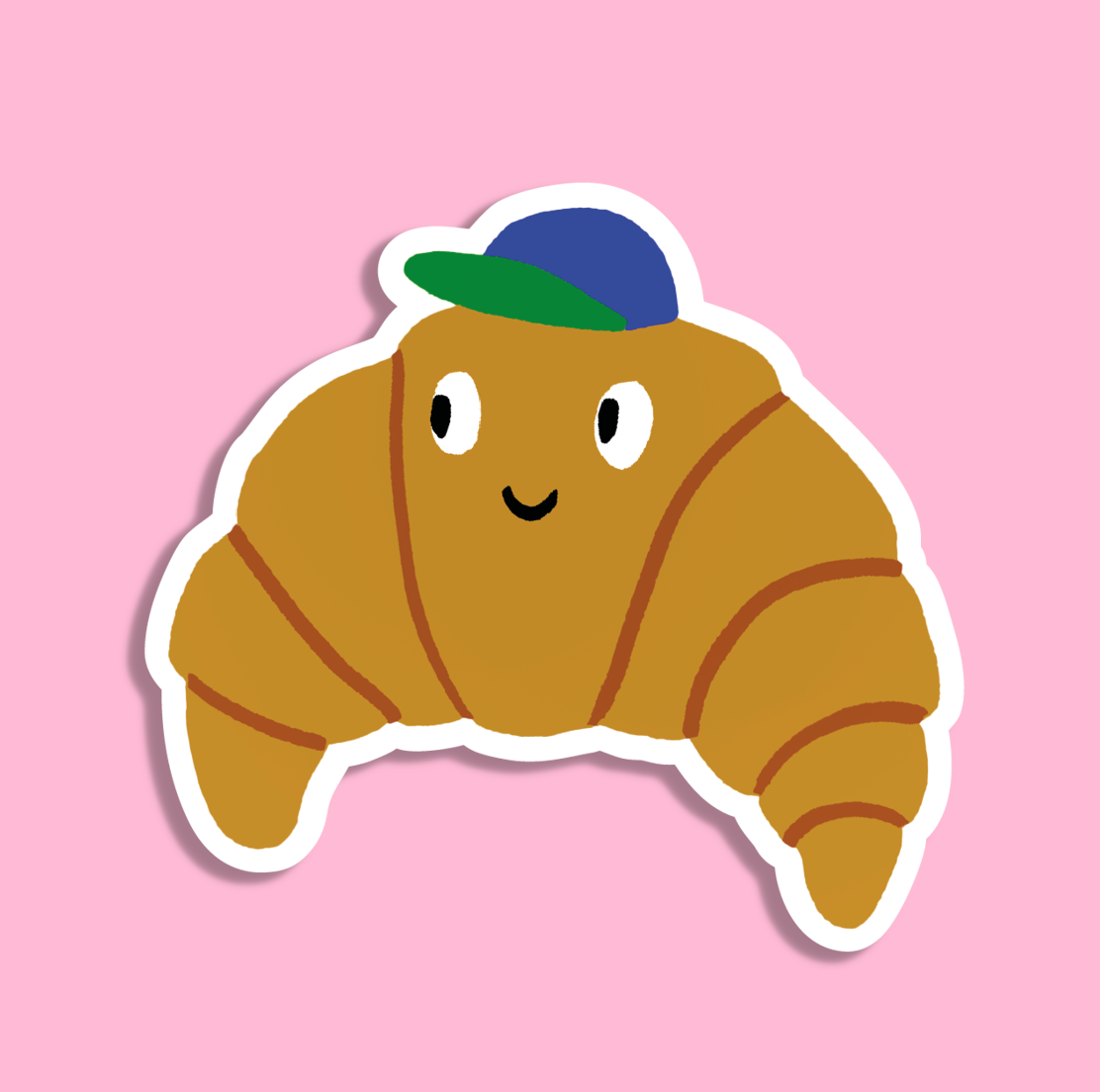 Jolly Croissant Sticker