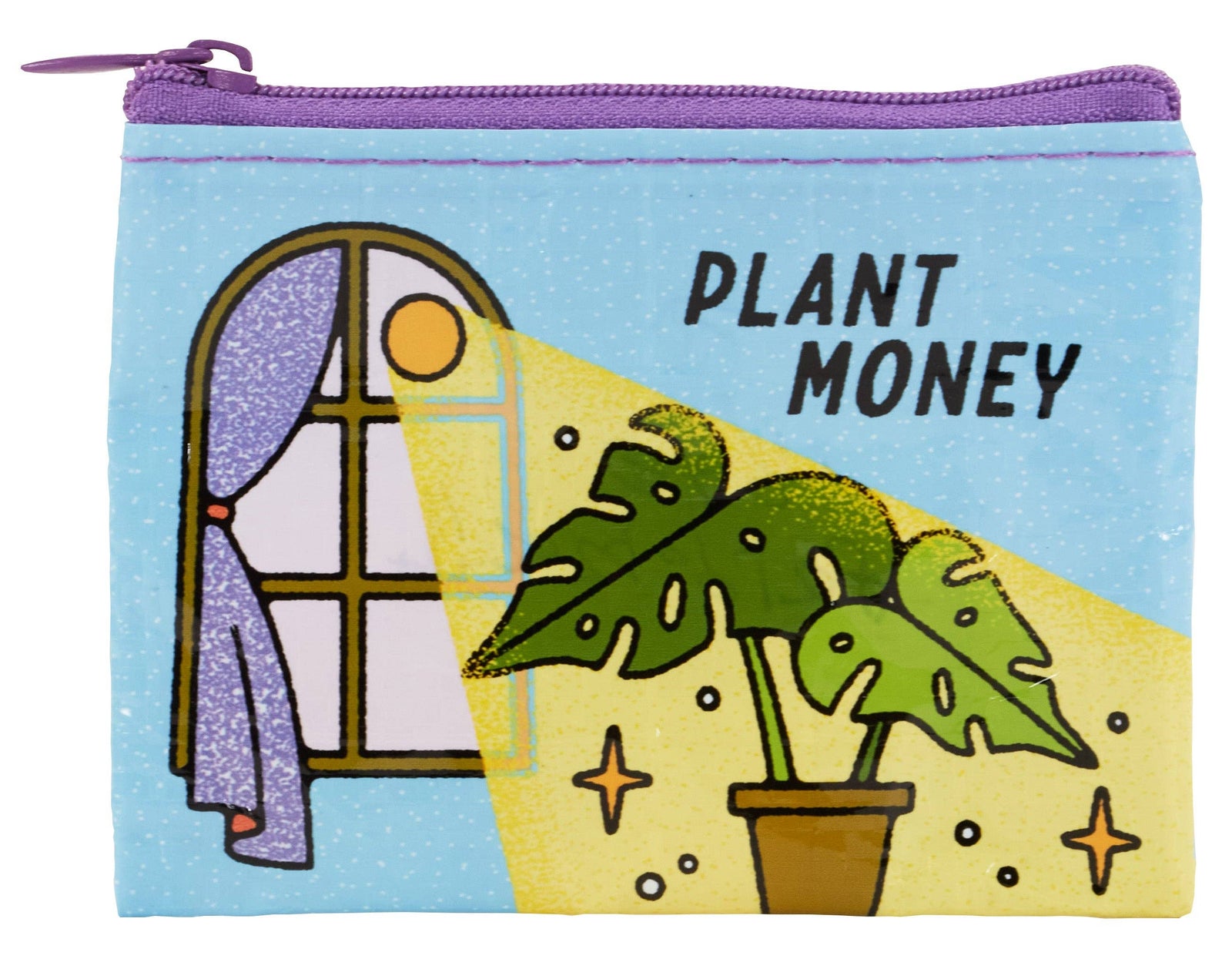 Plant Money Blue Q Coin Purse by penny black