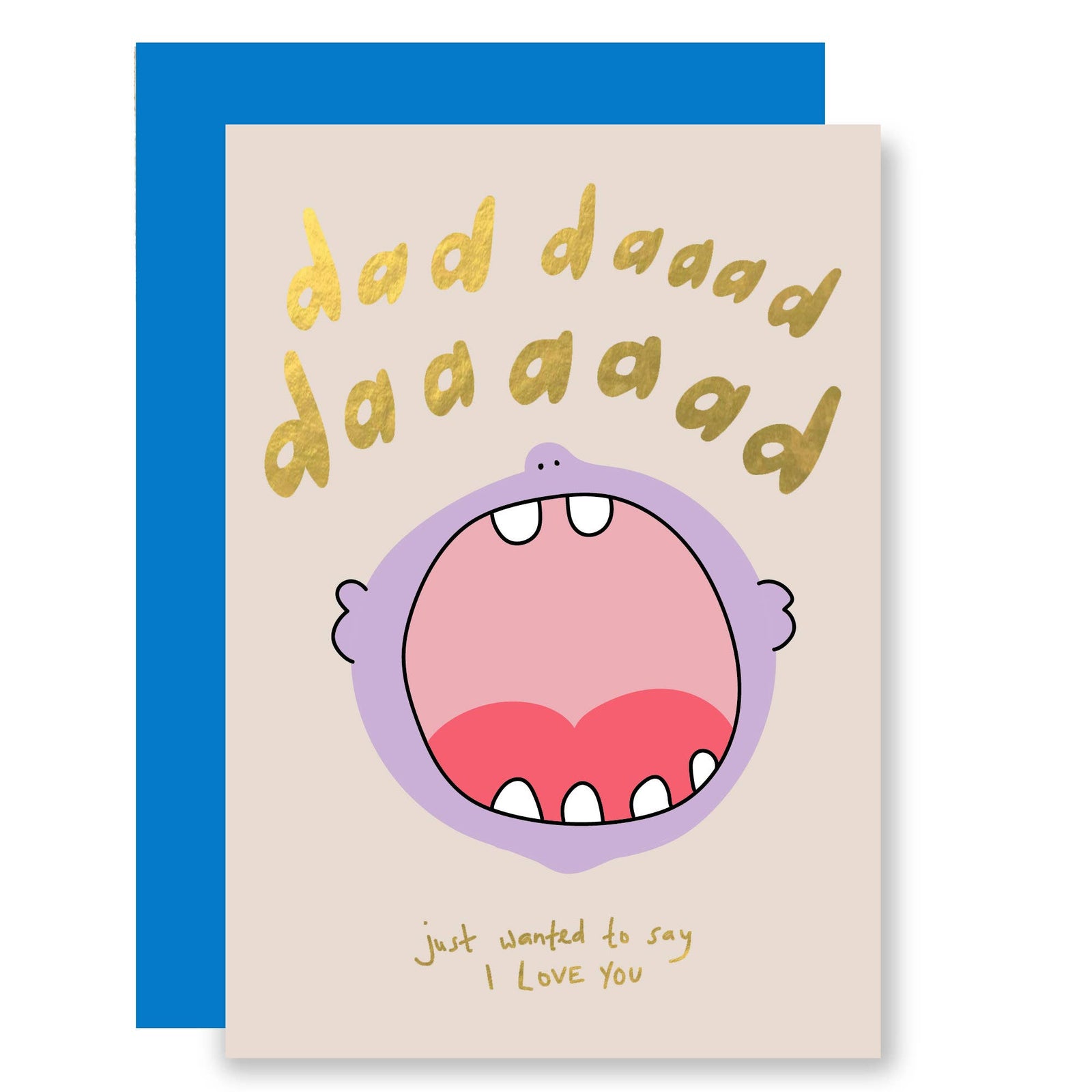 Daaaaaaaad Love You Foil Father's Day Card by penny black