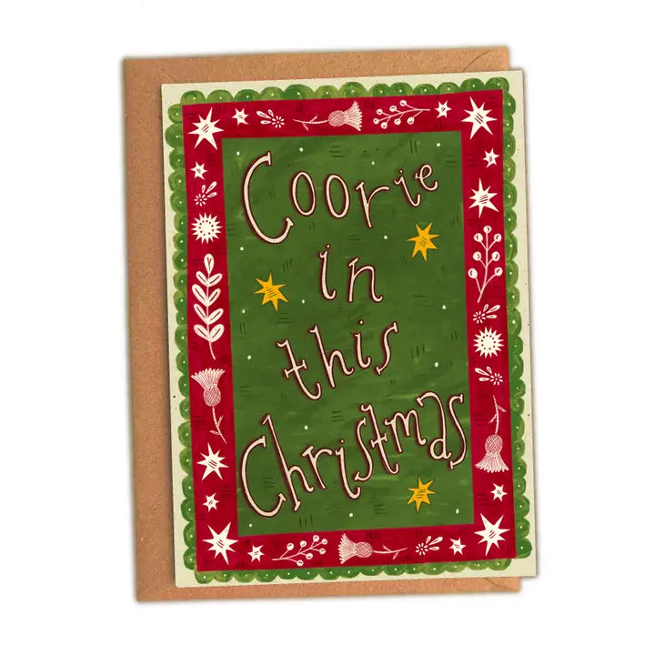 Coorie In This Christmas Scottish Card by penny black