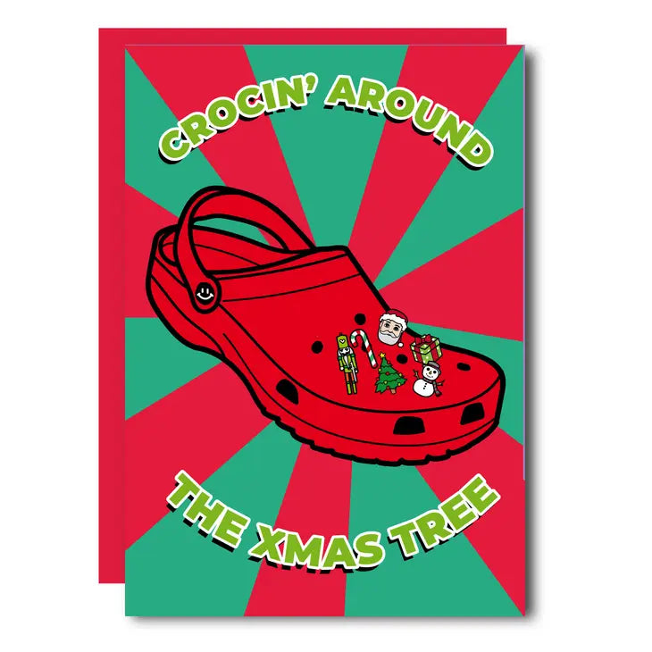 Crocin' Around the Christmas Tree Funny Card by penny black