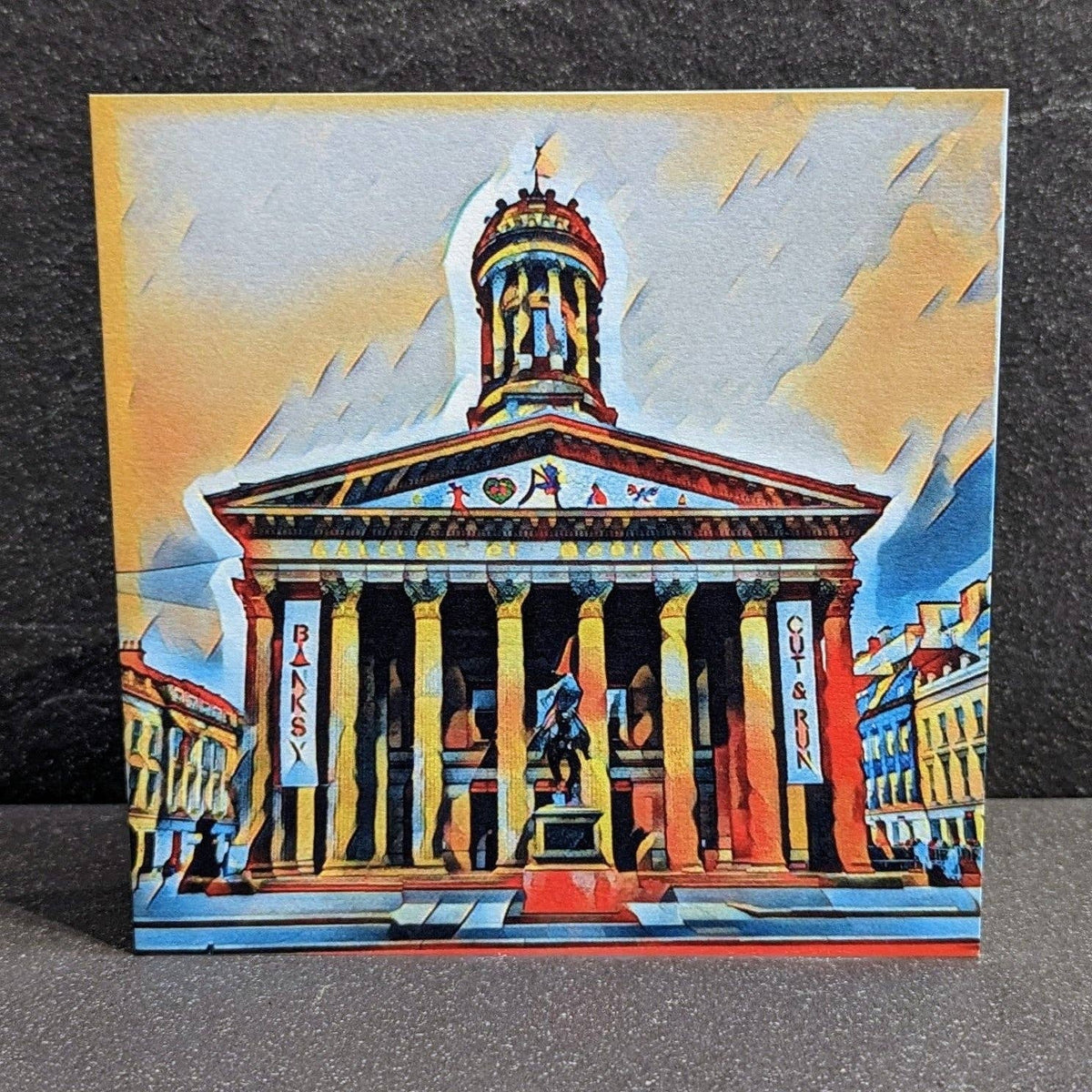 Gallery of Modern Art Glasgow Art Card by penny black