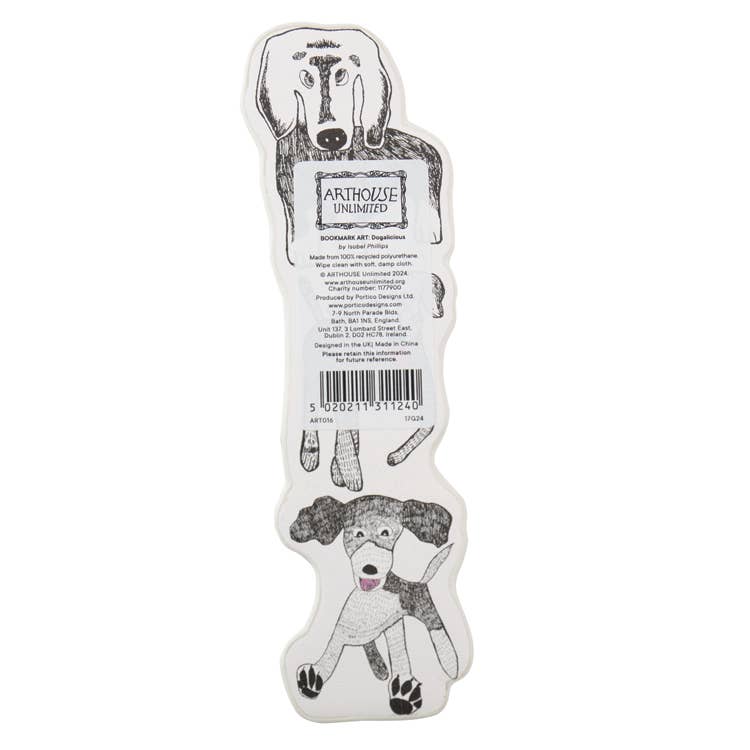 Arthouse Unlimited Dogalicious Recycled Bookmark By Penny Black