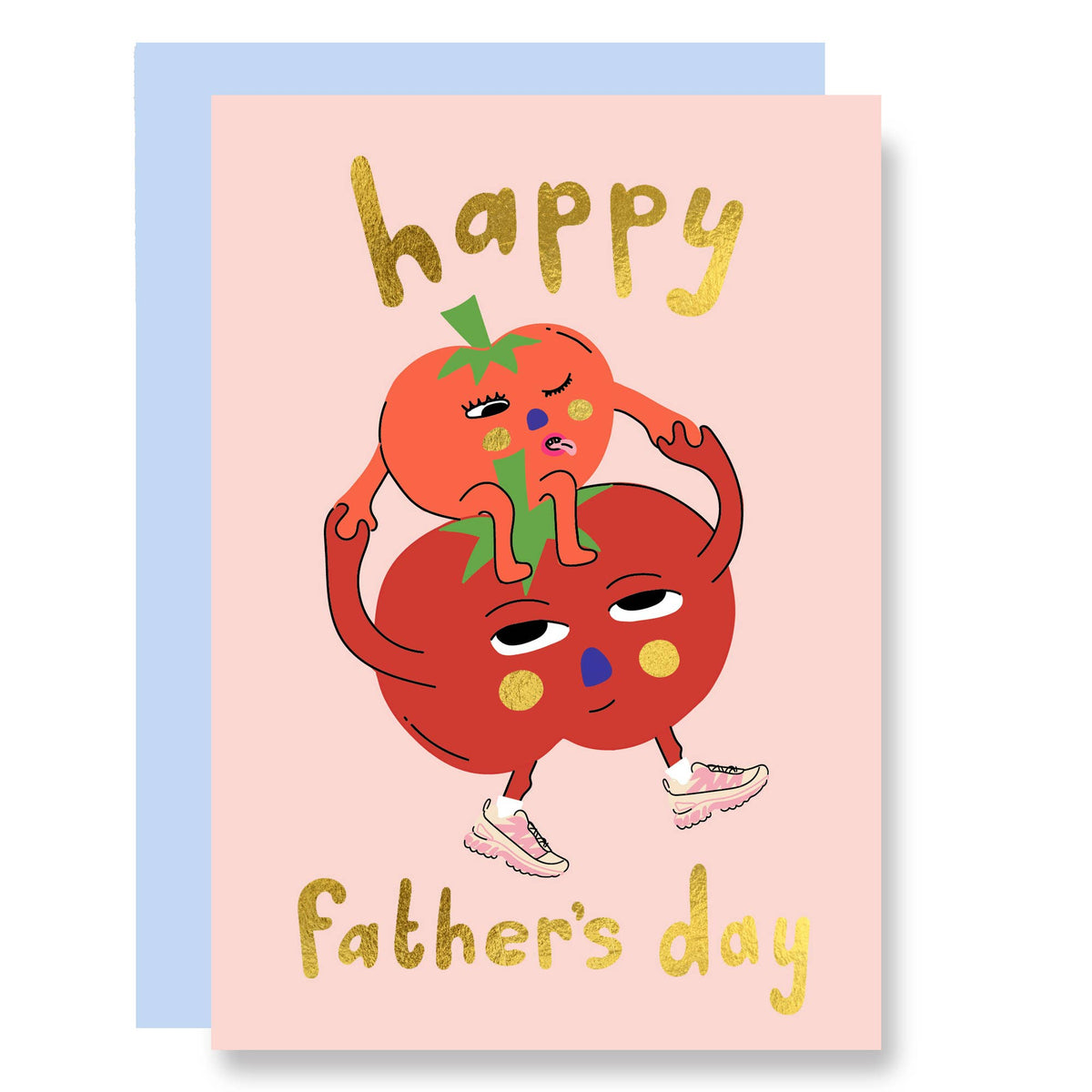 Tomato Dad Gold Foil Father's Day Card by penny black