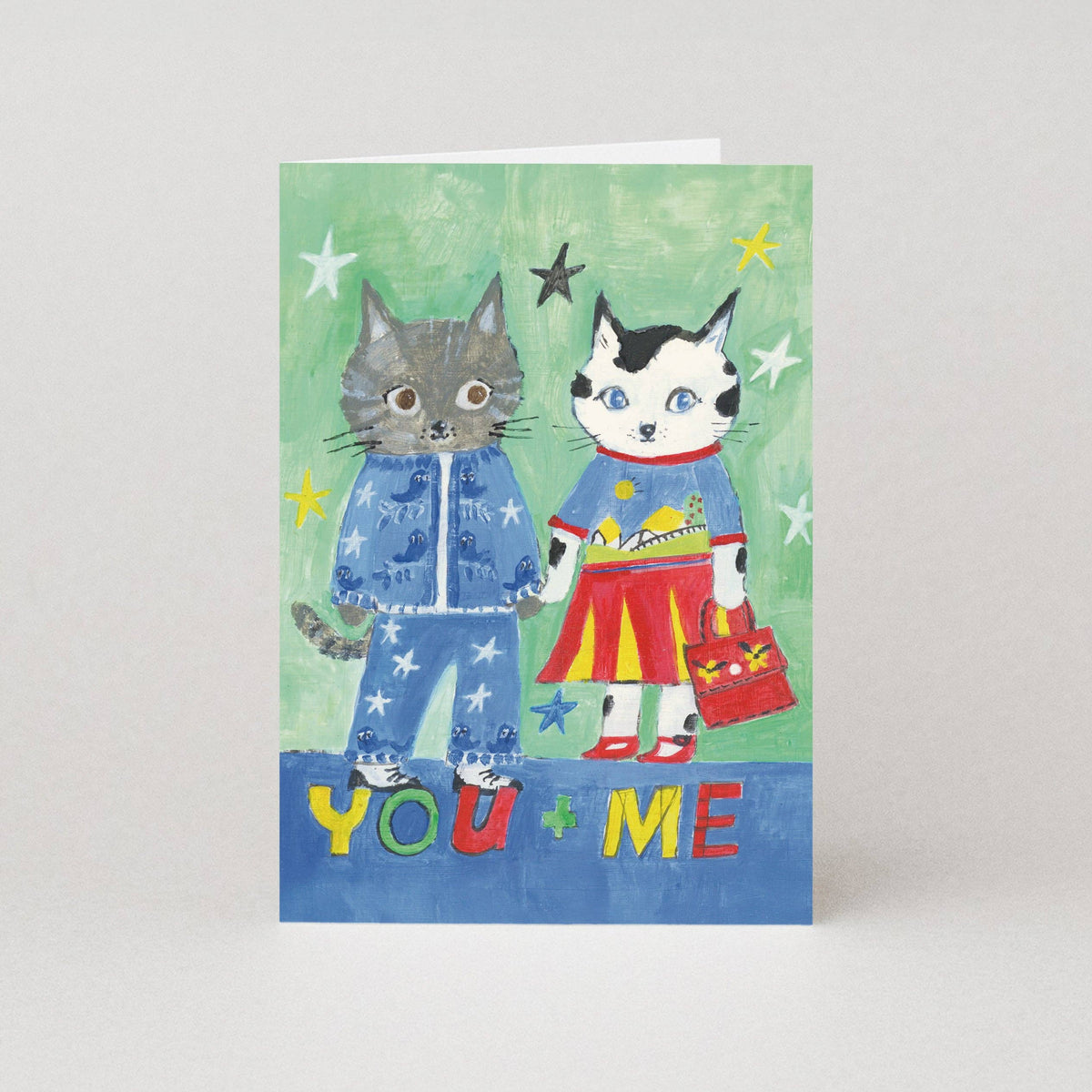 You and Me Trendy Cats Card by penny black