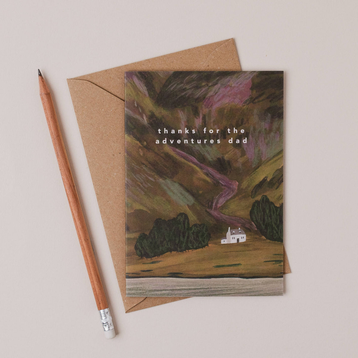 Thanks For The Adventures Dad Mountain Father's Day Card by penny black