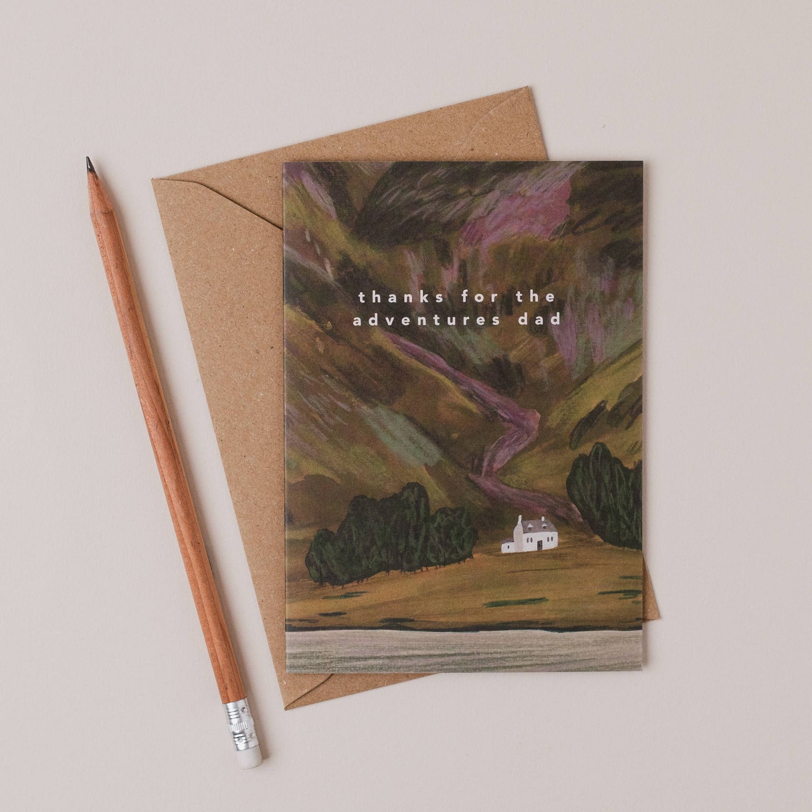 Thanks For The Adventures Dad Mountain Father's Day Card by penny black