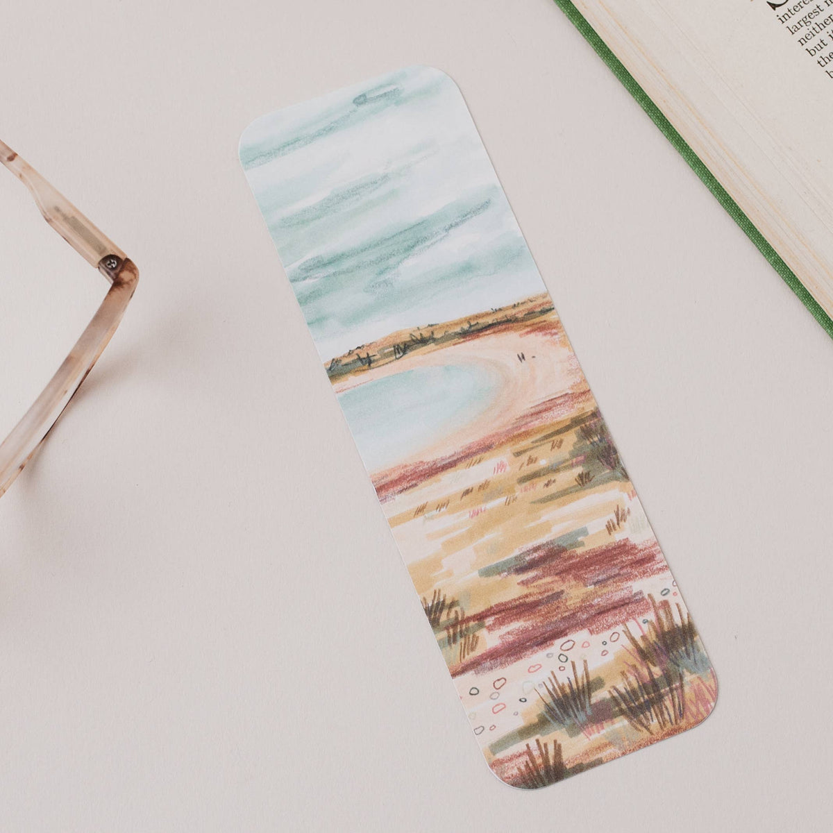 Brighouse Bay Scottish Landscape Beach Bookmark by joy jen studio at penny black