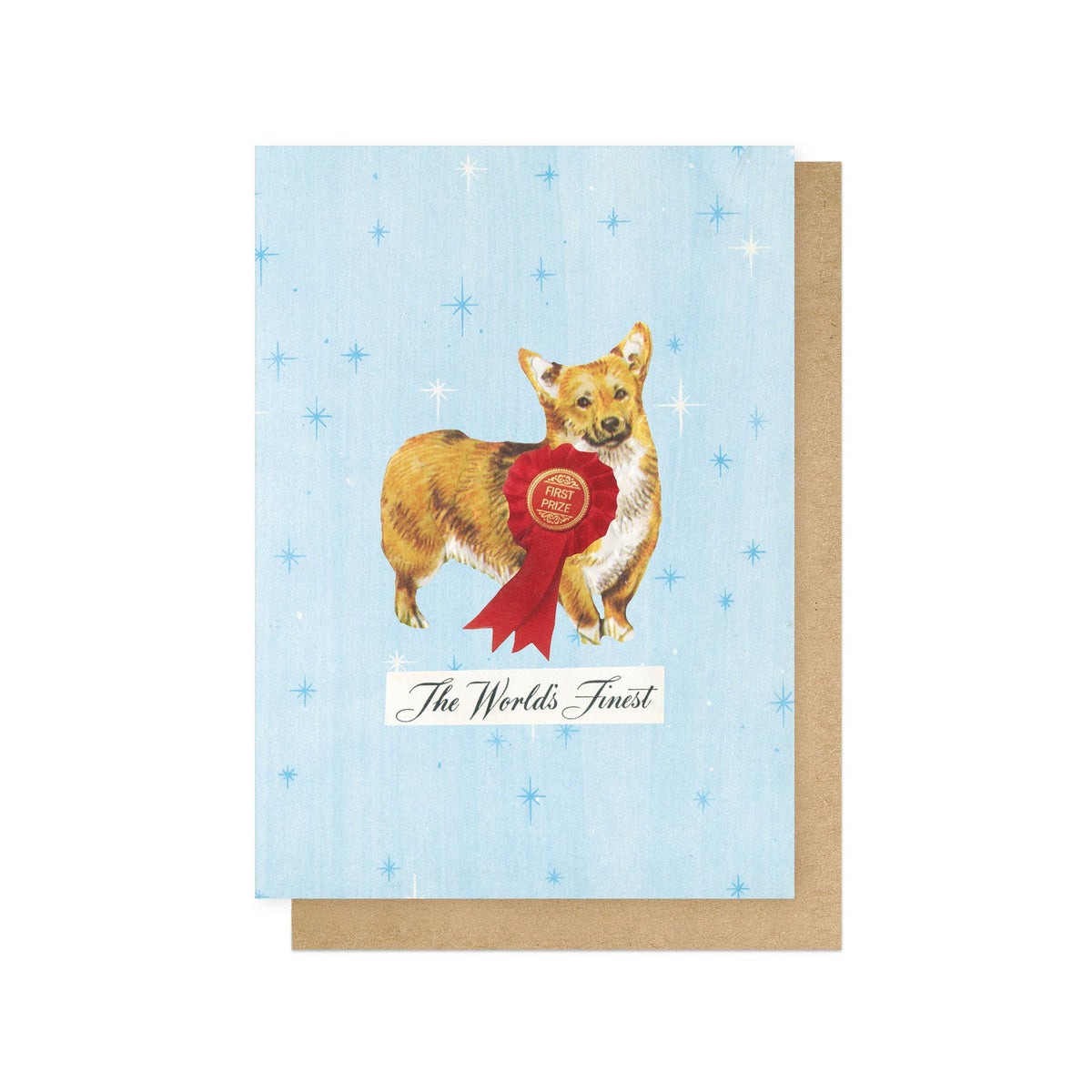 World's Finest Corgi Dog Congratulations Card by penny black