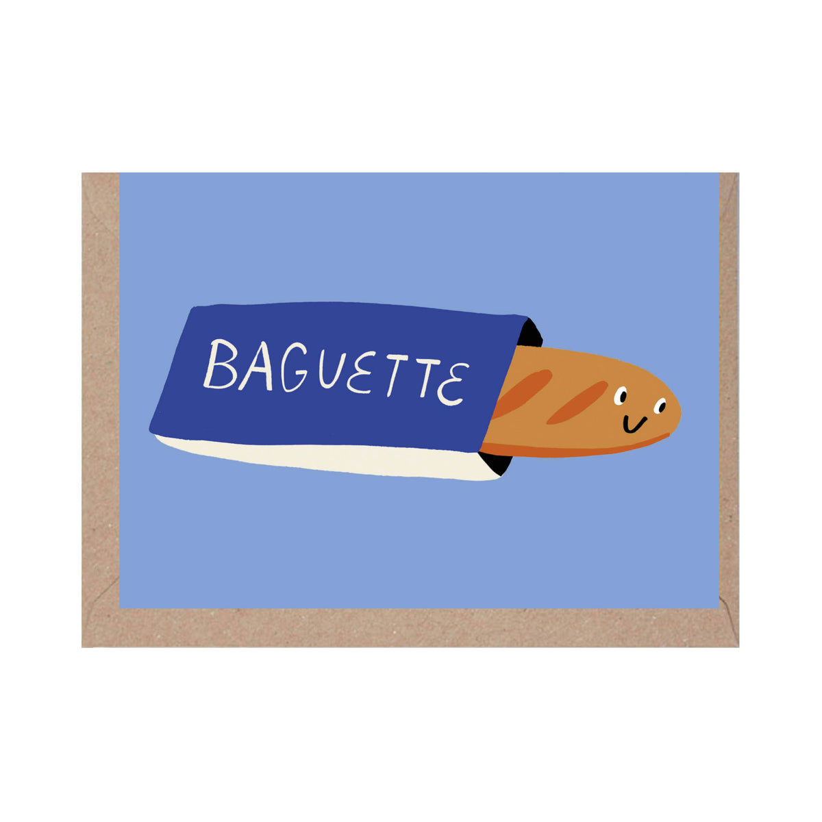 Jolly Baguette A7 Card by penny black