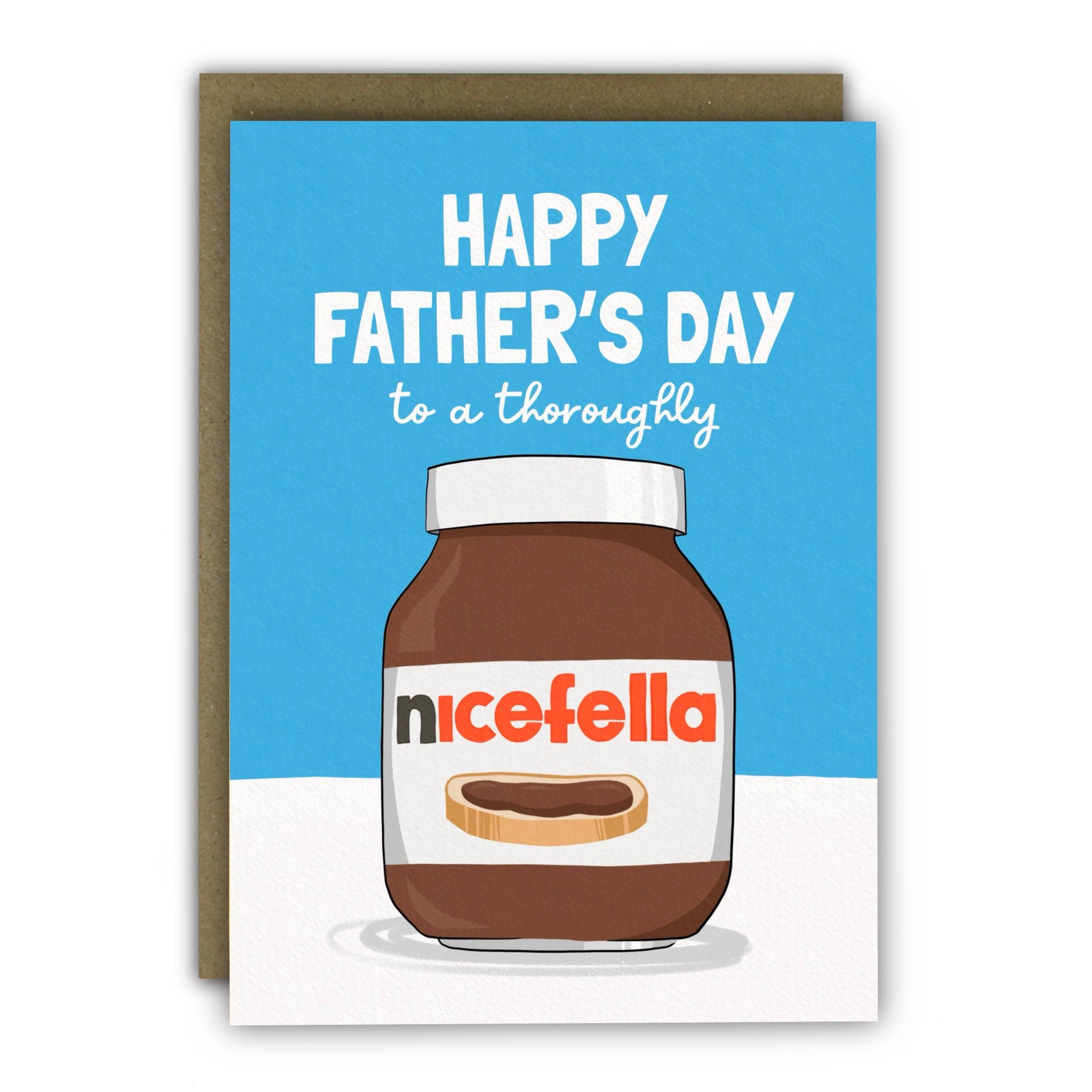 Nice Fella Hazelnut Spread Father's Day Card by penny black