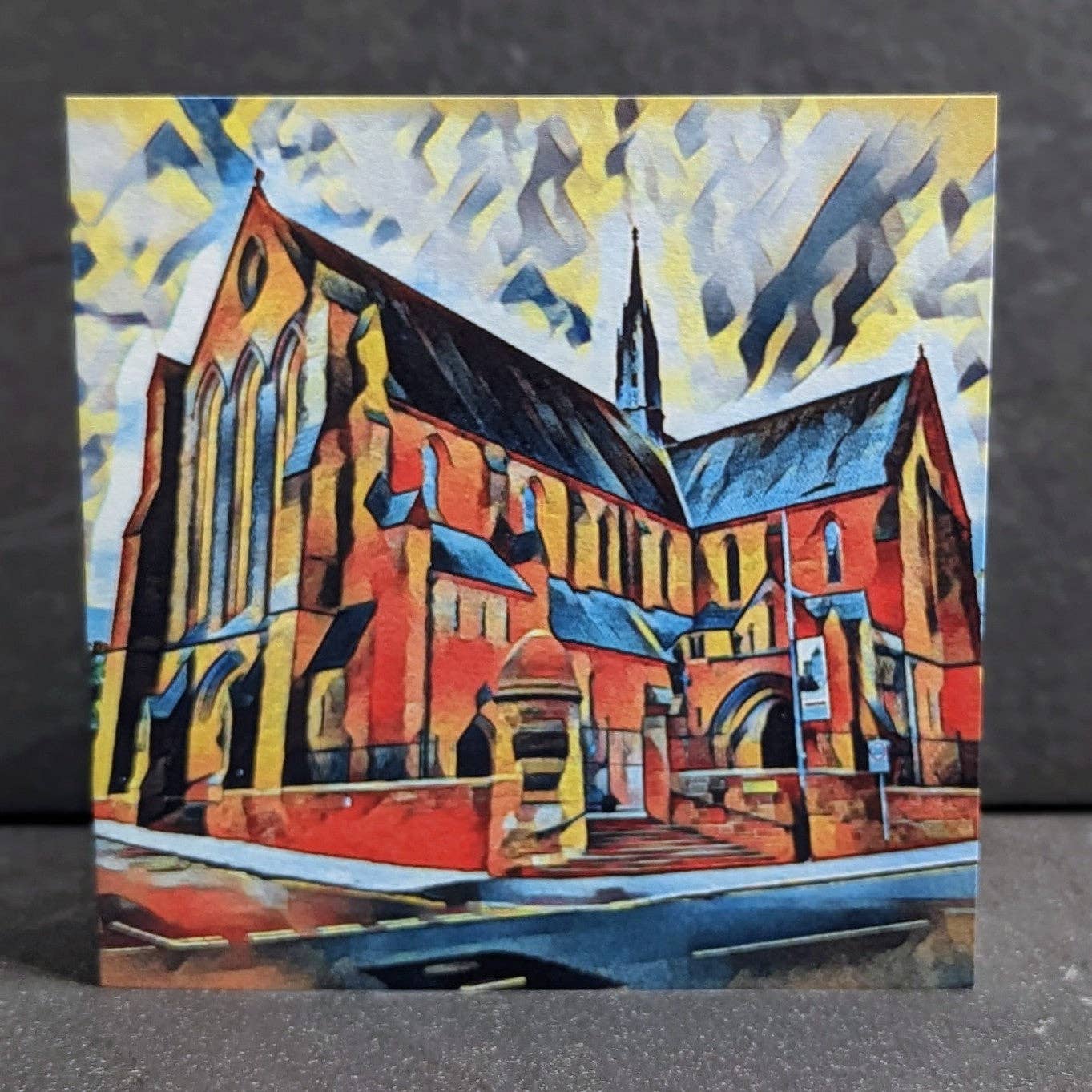 Barony Hall Glasgow Art Card by penny black