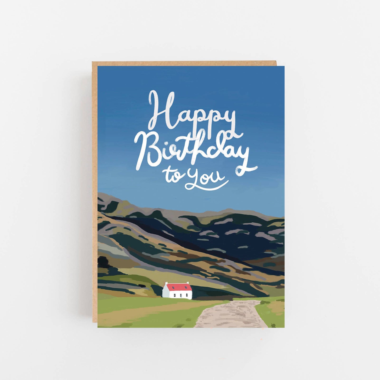 Blue Sky Bothy Birthday Card by lomond paper co at penny black
