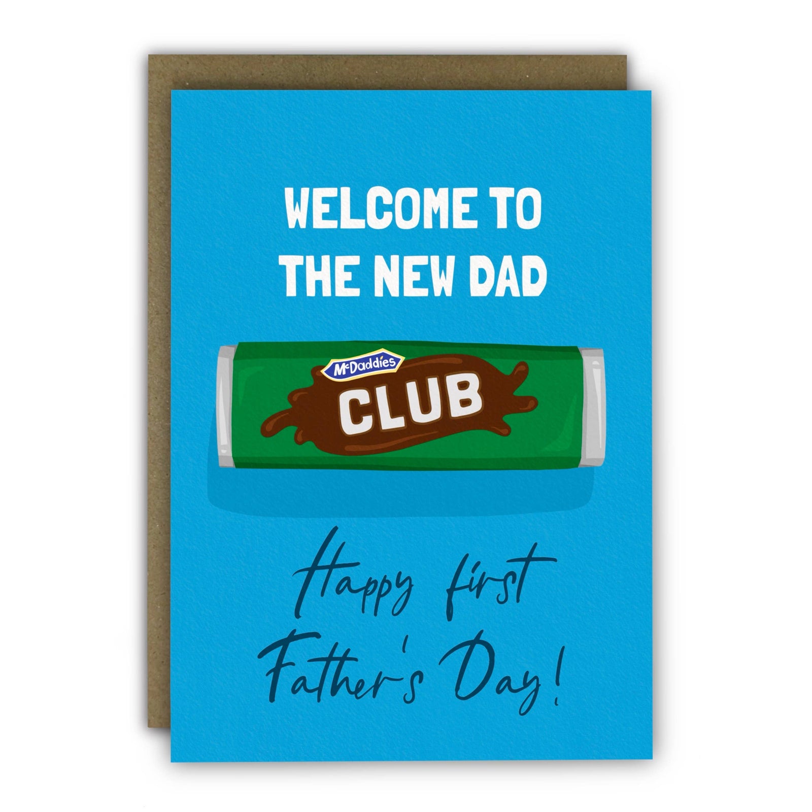 New Dad Club Funny Father's Day Card by penny black