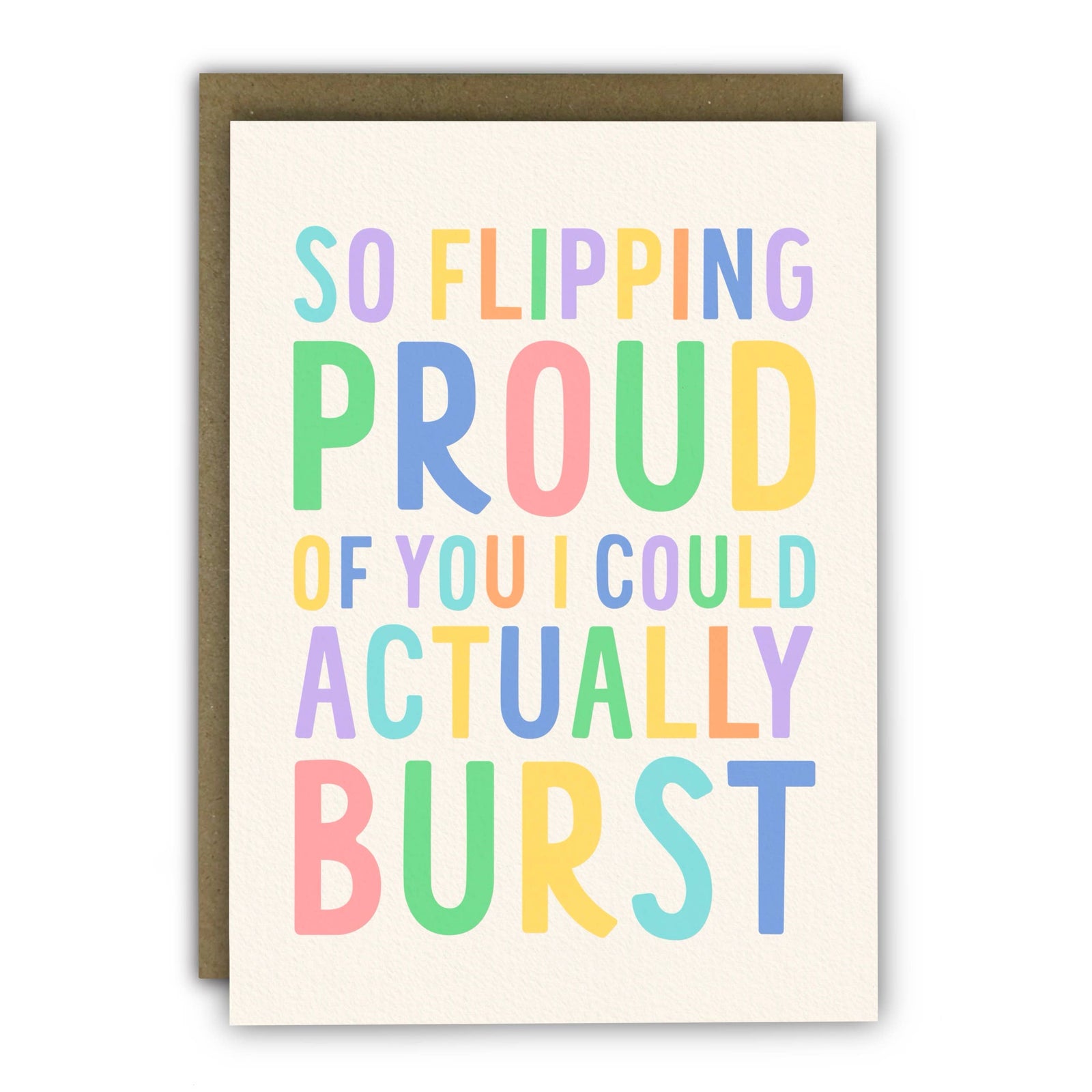 So Flipping Proud Heartfelt Congratulations Card by penny black