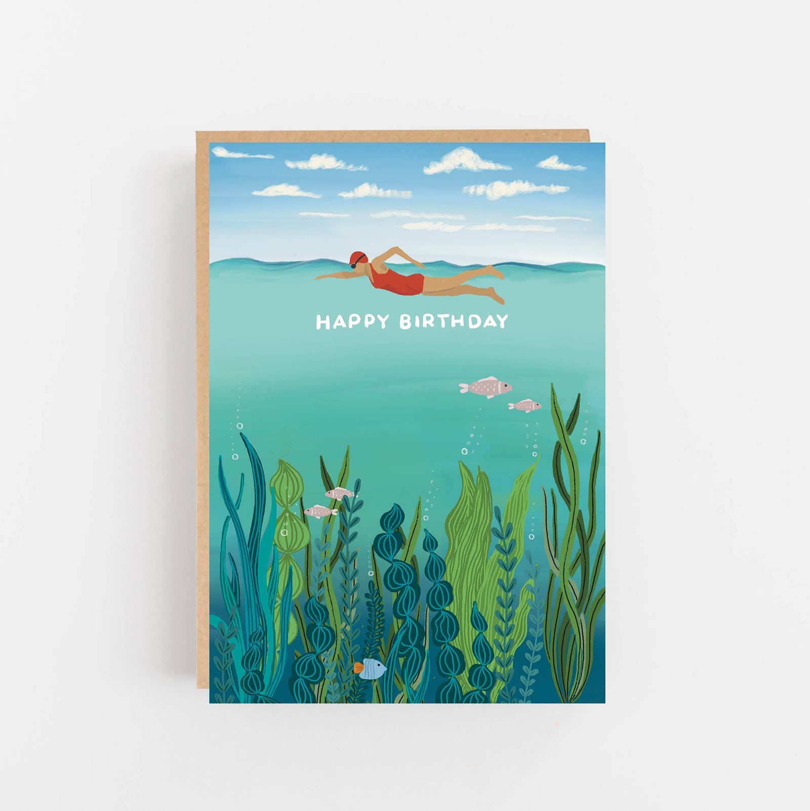 Sea Swim Birthday Card by lomond paper co at penny black