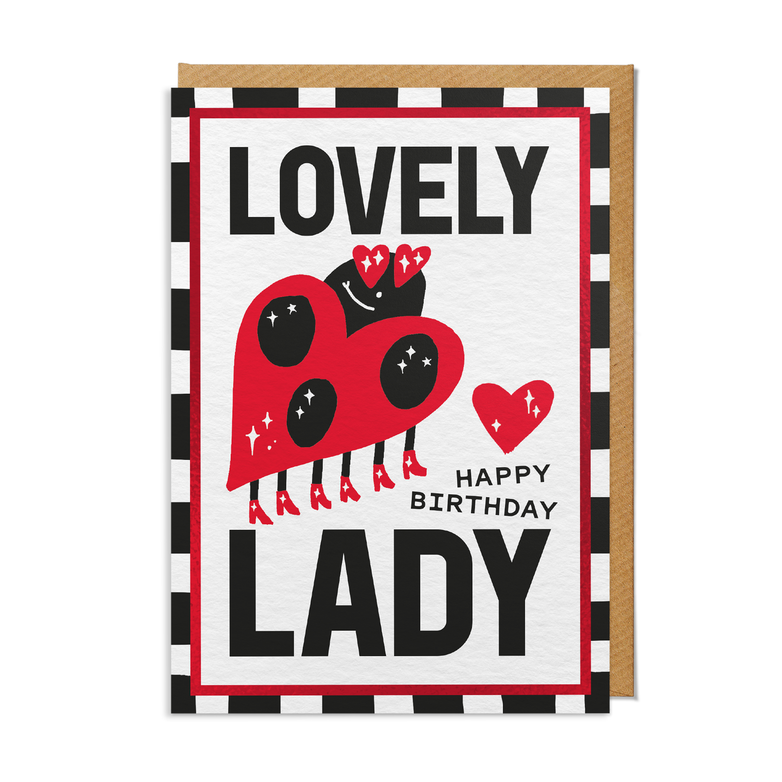 Lovely Ladybird Birthday Card by penny black