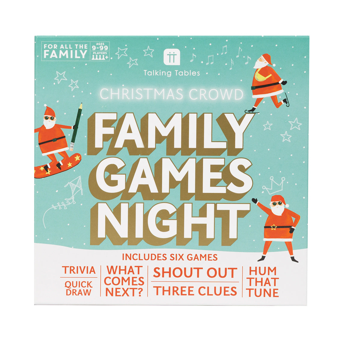 Family Games Night Christmas Game - 6 Games by penny black