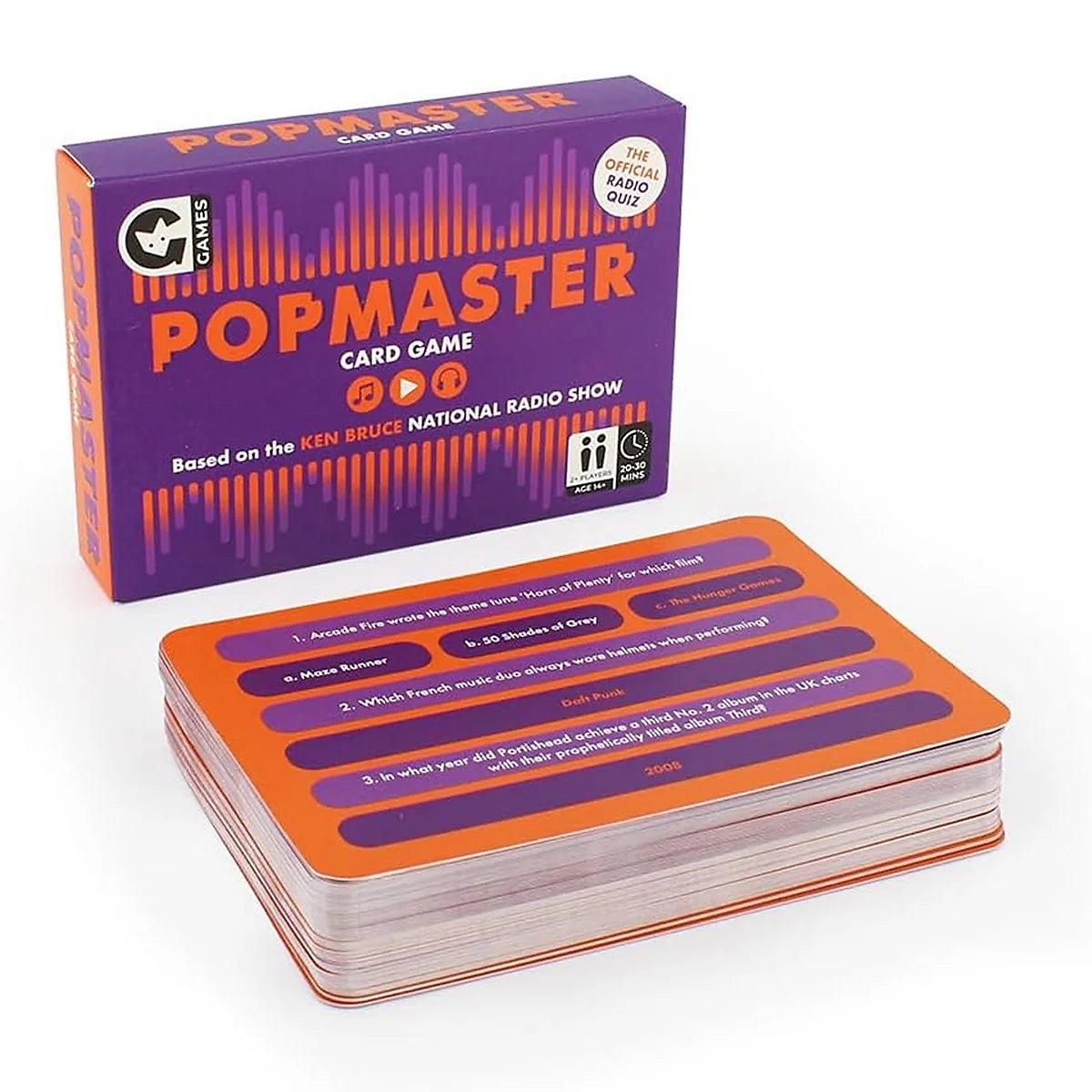 Popmaster Music Trivia Game By Penny Black