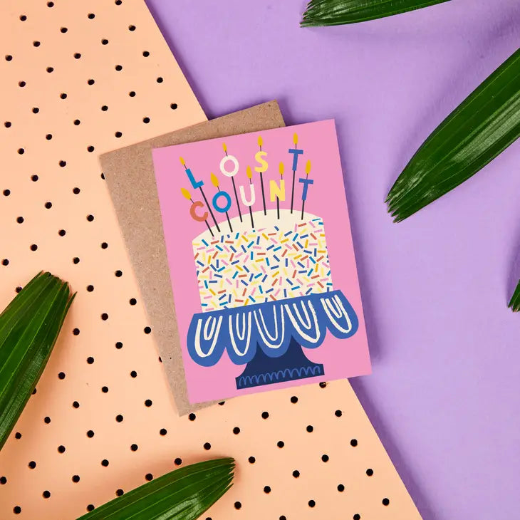 Lost Count Candles Funny Birthday Card