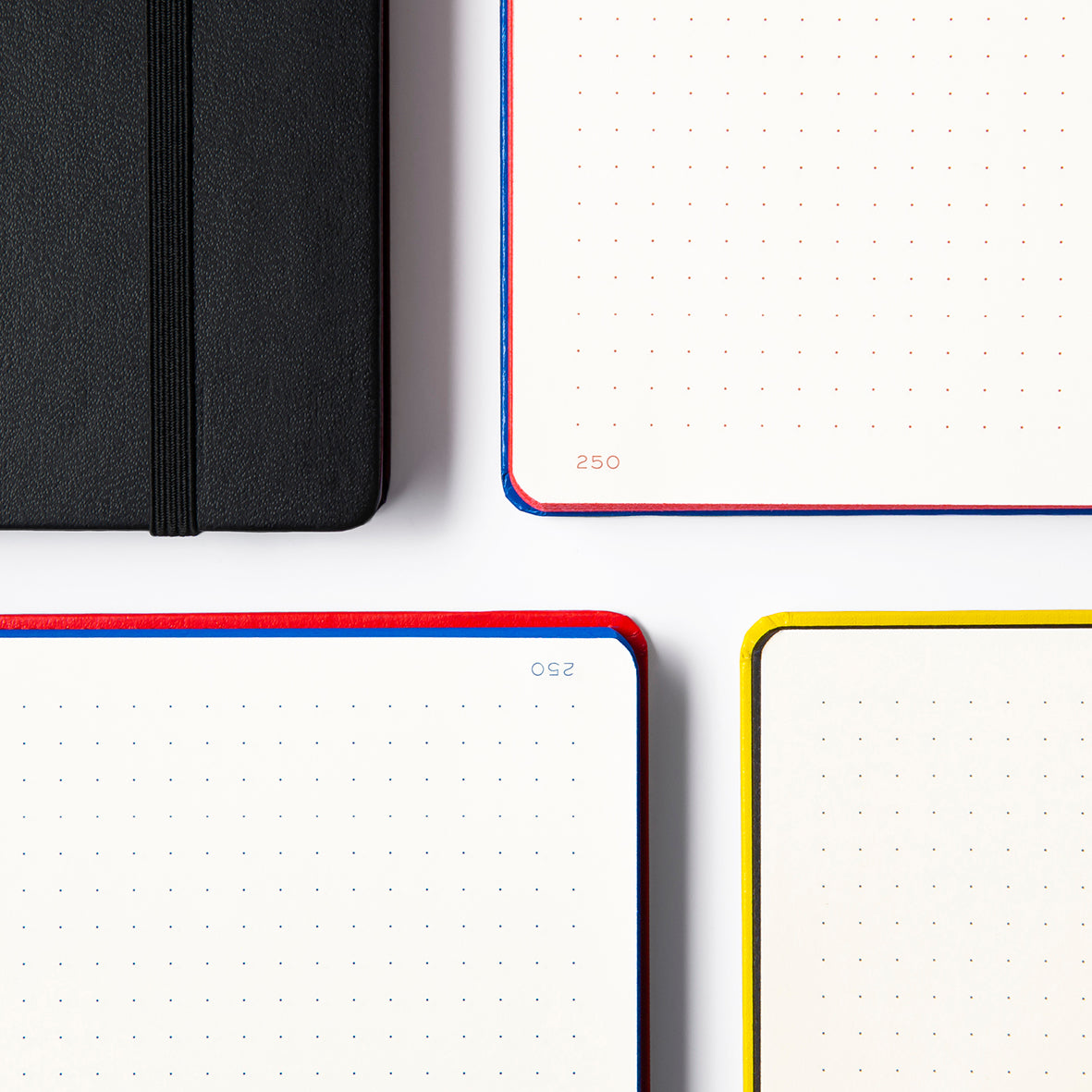LEUCHTTURM1917 Notebook A5 Medium Hardcover Notebook Bauhaus Edition By Penny Black