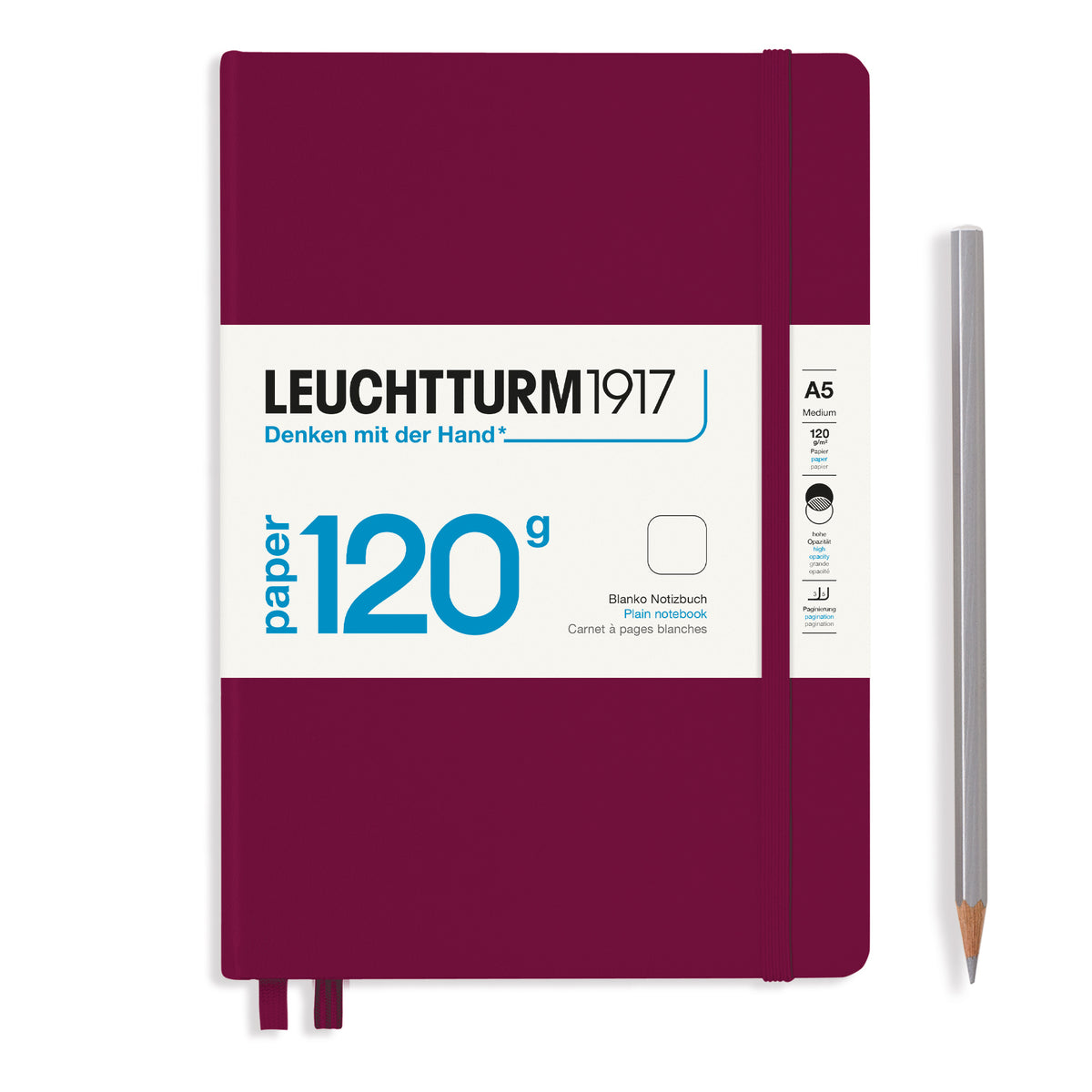 LEUCHTTURM1917 EDITION 120 A5 Hardcover Notebook | Penny Black | Joyful Stationery Every Day