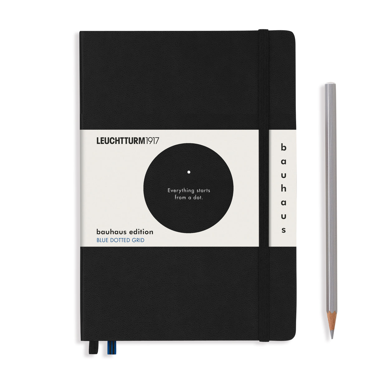 LEUCHTTURM1917 Notebook A5 Medium Hardcover Notebook Bauhaus Edition By Penny Black