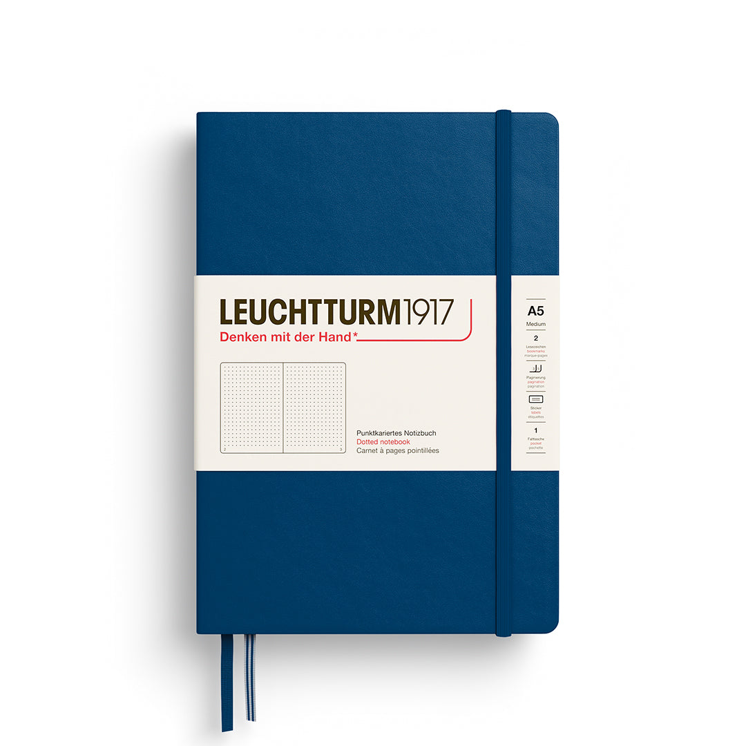 LEUCHTTURM1917 Notebook A5 Medium Hardcover By Penny Black