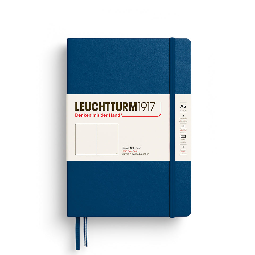 LEUCHTTURM1917 Notebook A5 Medium Hardcover By Penny Black