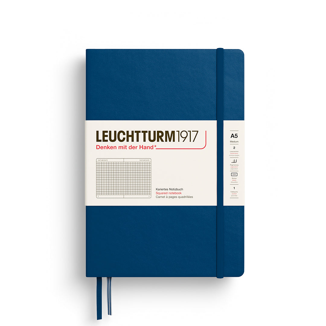LEUCHTTURM1917 Notebook A5 Medium Hardcover By Penny Black