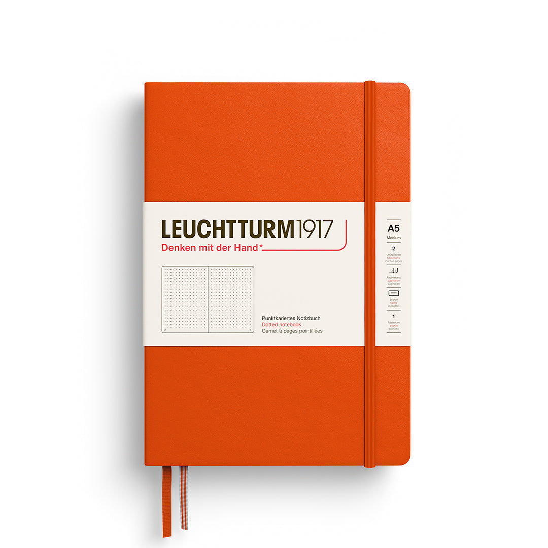 LEUCHTTURM1917 Notebook A5 Medium Hardcover By Penny Black