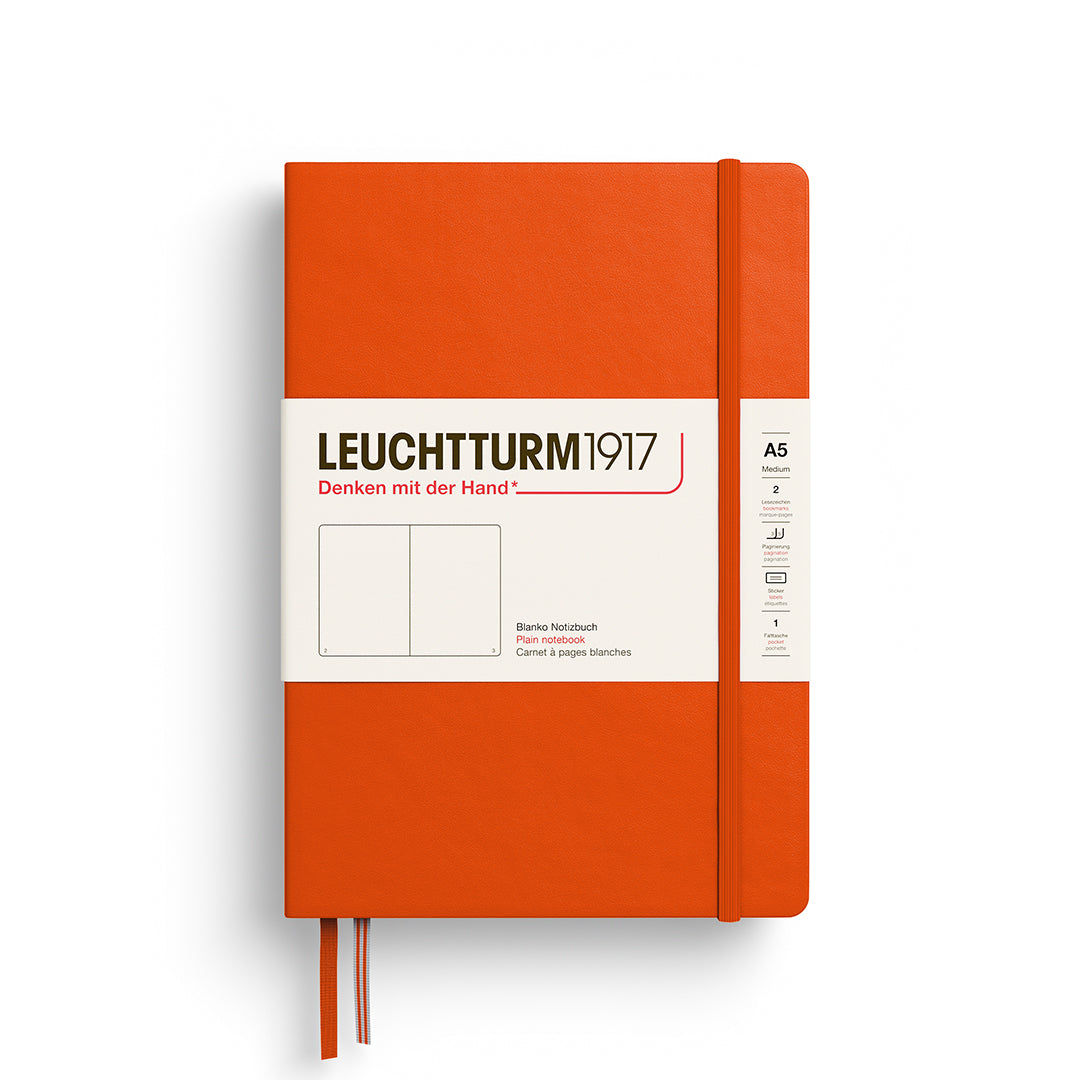 LEUCHTTURM1917 Notebook A5 Medium Hardcover By Penny Black