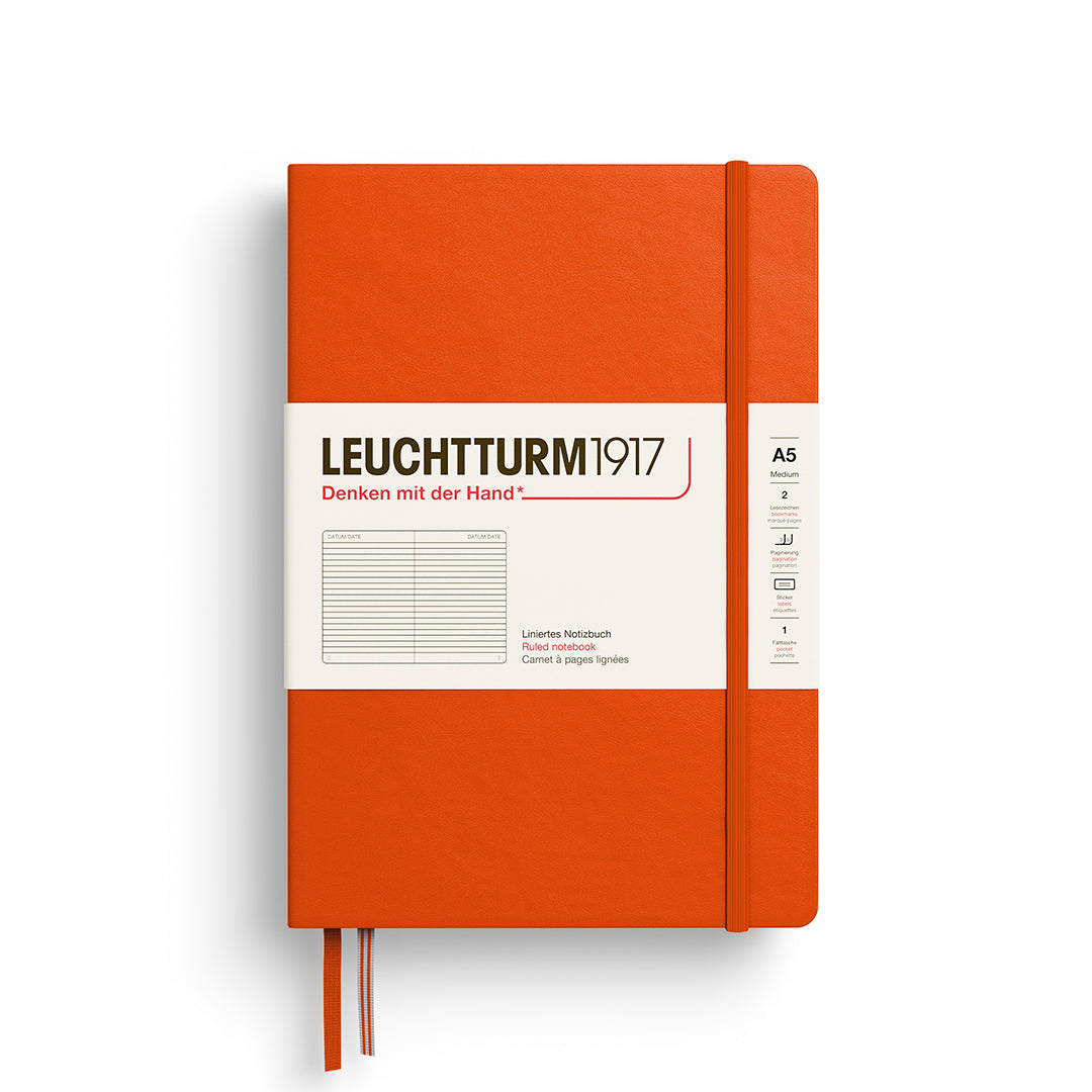 LEUCHTTURM1917 Notebook A5 Medium Hardcover By Penny Black