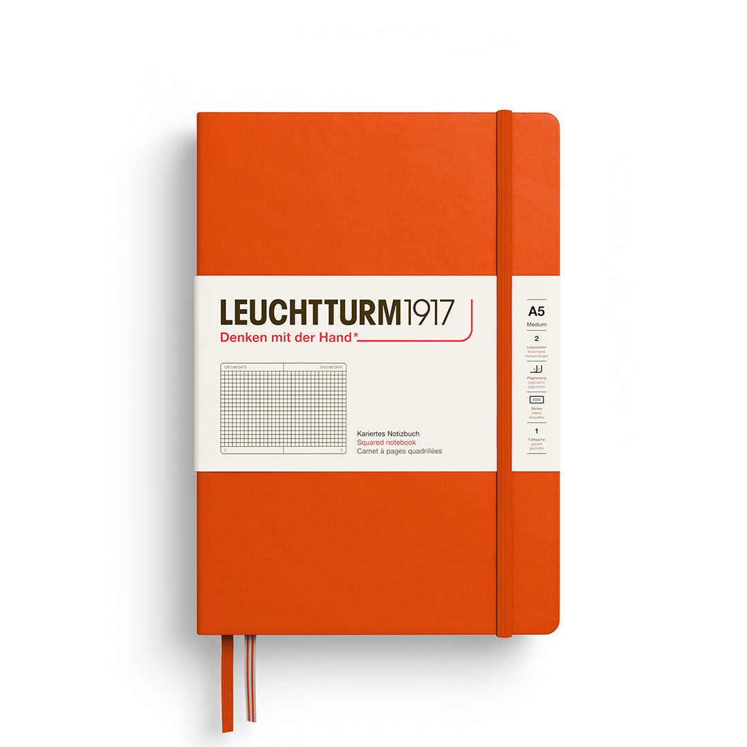 LEUCHTTURM1917 Notebook A5 Medium Hardcover By Penny Black