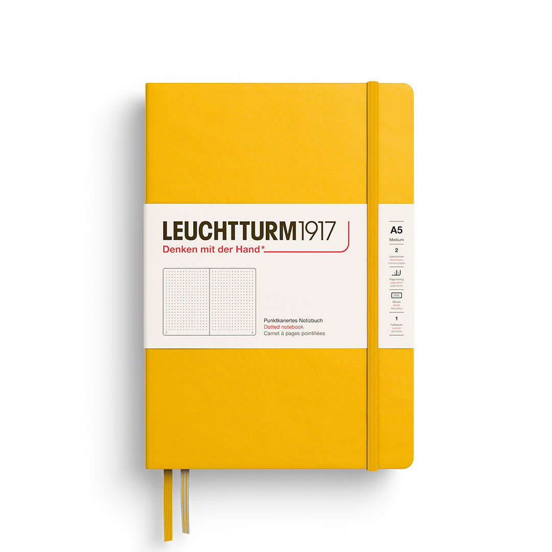 LEUCHTTURM1917 Notebook A5 Medium Hardcover By Penny Black