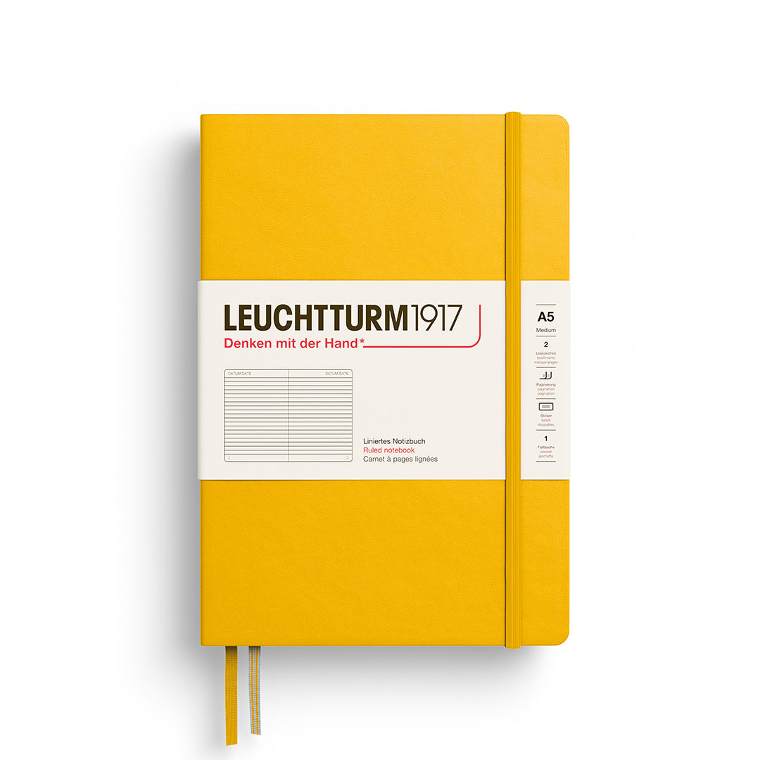LEUCHTTURM1917 Notebook A5 Medium Hardcover By Penny Black
