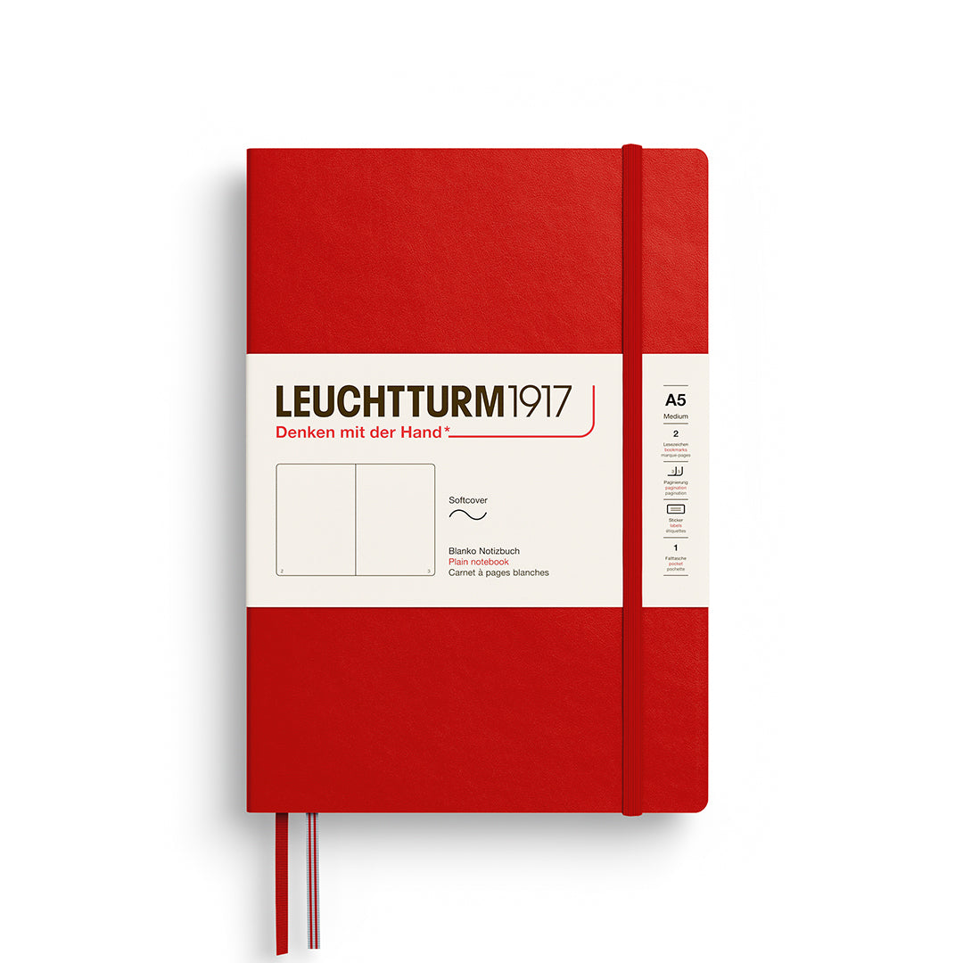 LEUCHTTURM1917 Notebook A5 Medium Softcover By Penny Black