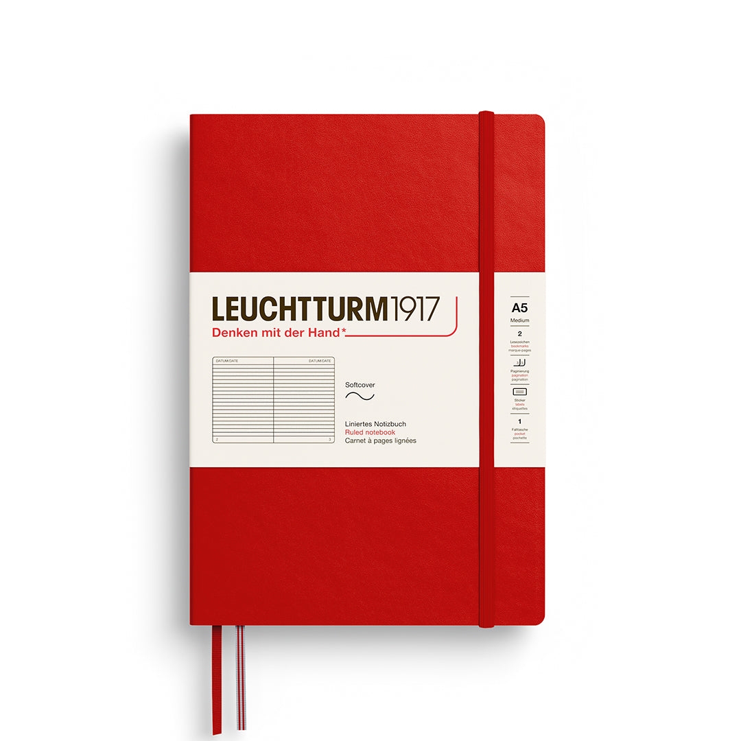 LEUCHTTURM1917 Notebook A5 Medium Softcover By Penny Black
