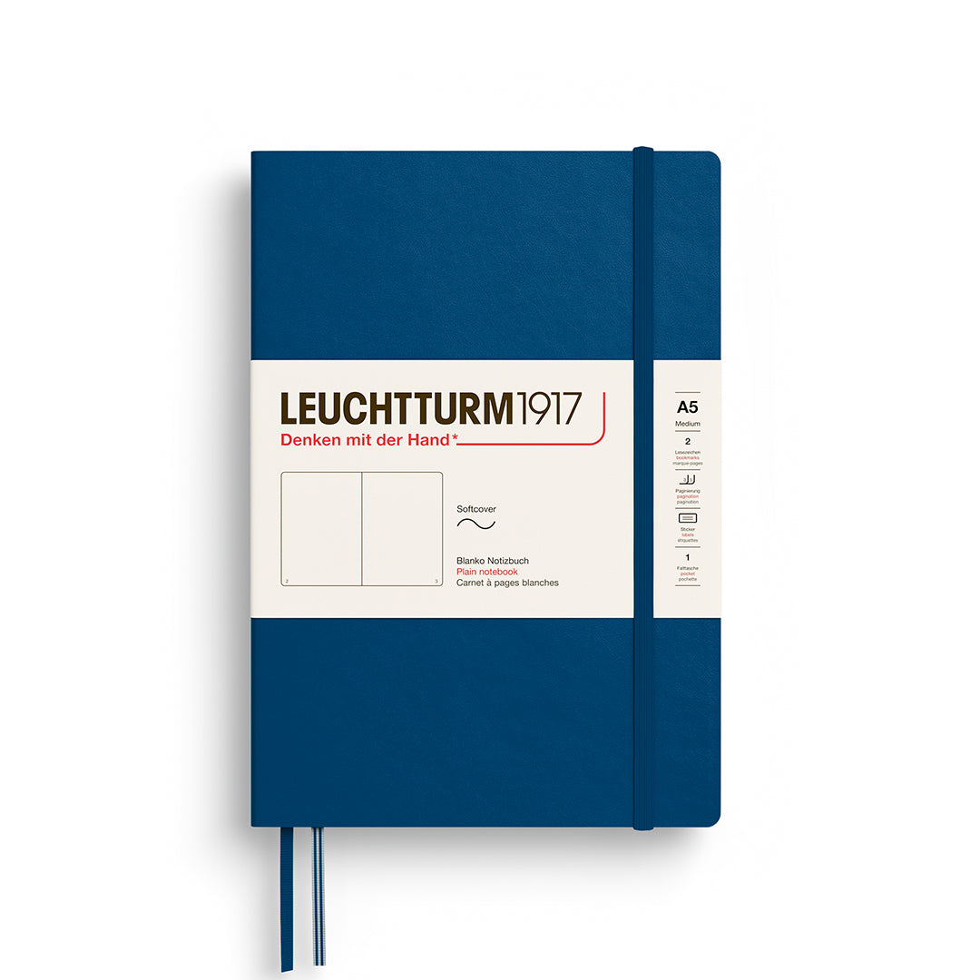 LEUCHTTURM1917 Notebook A5 Medium Softcover By Penny Black