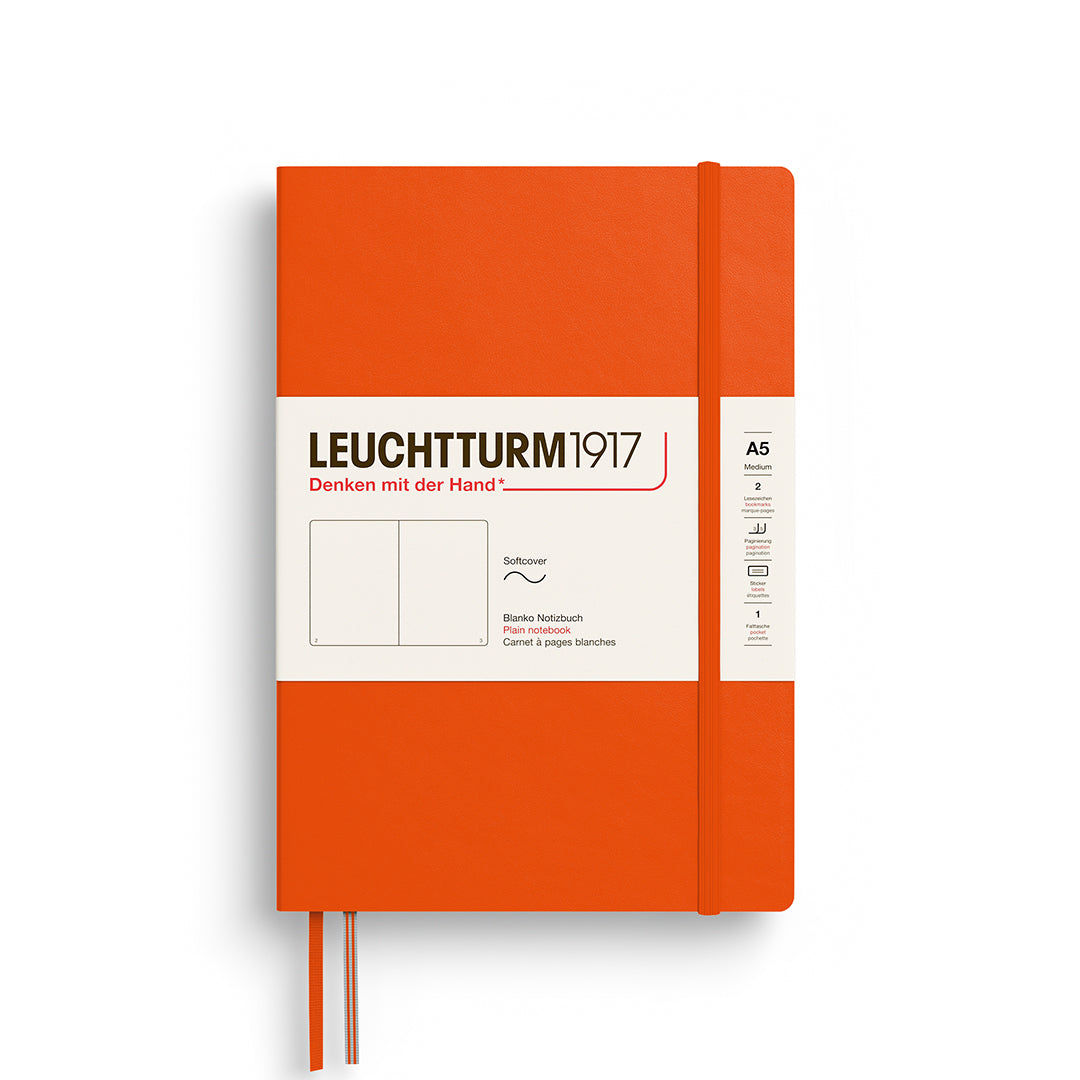 LEUCHTTURM1917 Notebook A5 Medium Softcover By Penny Black
