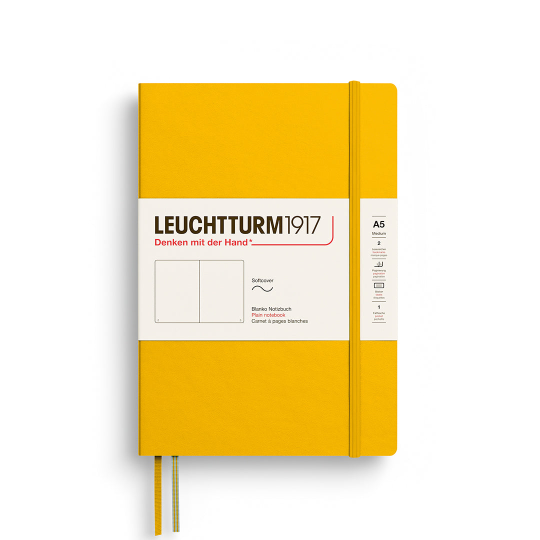 LEUCHTTURM1917 Notebook A5 Medium Softcover By Penny Black