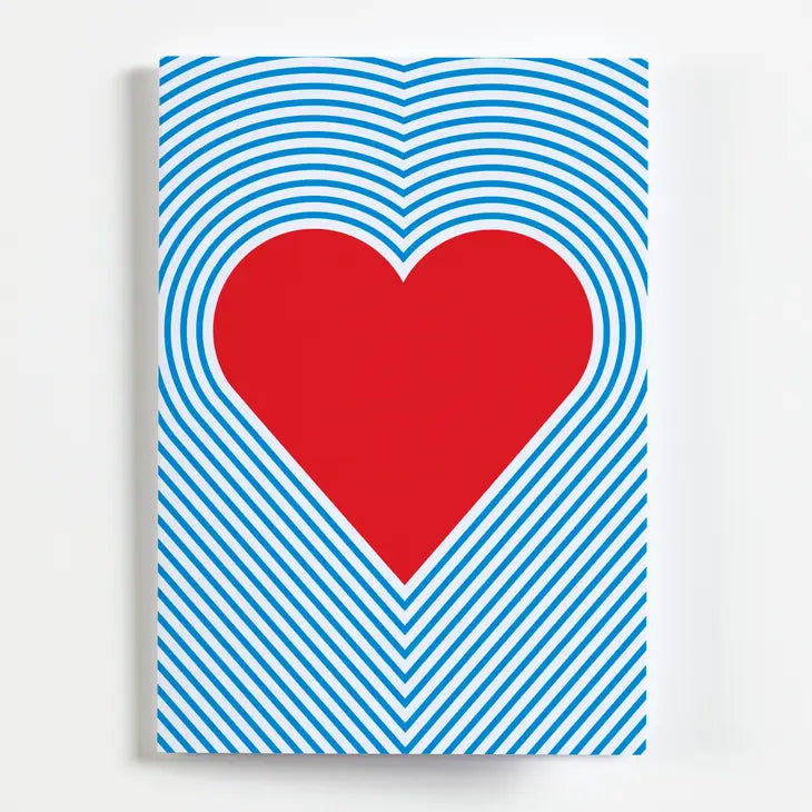 Pop Heart Greeting Card by crispin finn at penny black
